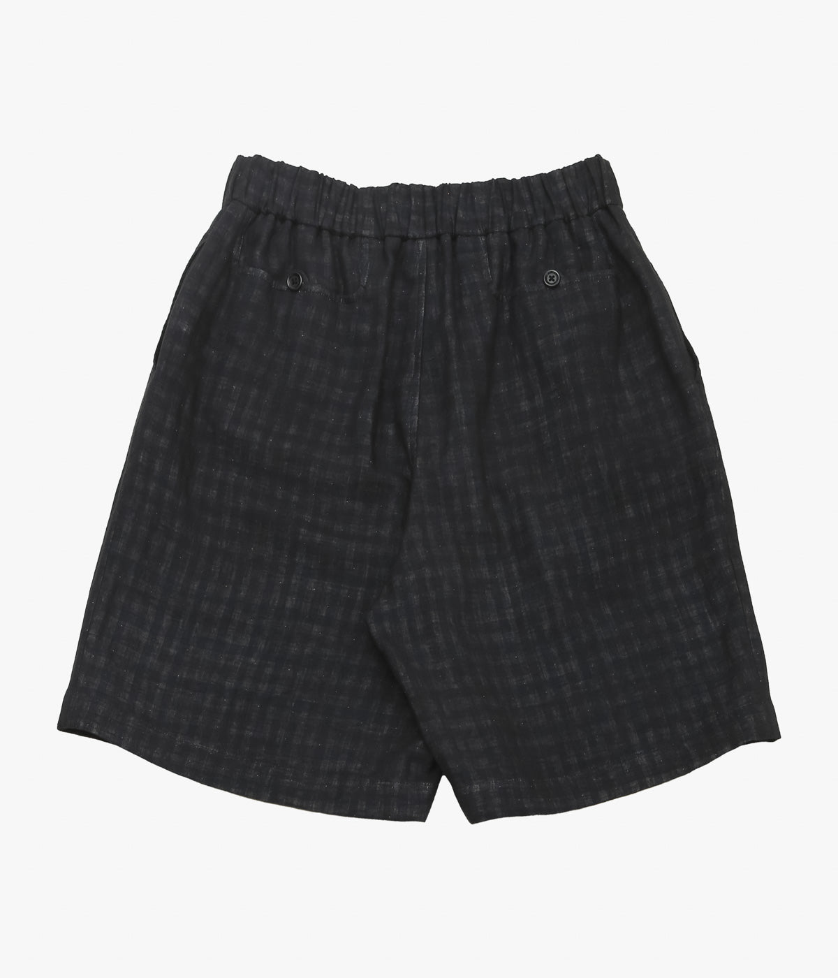 GORSCH ''DOUBLE SIDED GAUZE EASY SHORTS'' (BLACK CHECK)