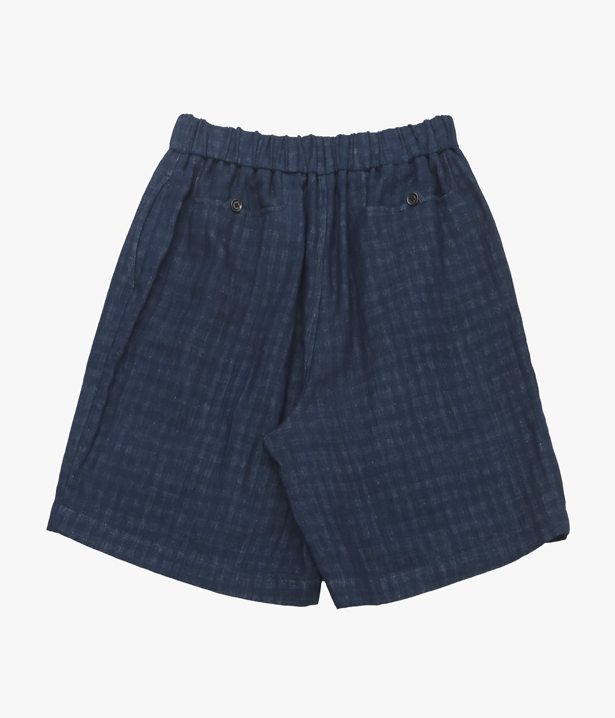 GORSCH ''DOUBLE SIDED GAUZE EASY SHORTS'' (NAVY CHECK)