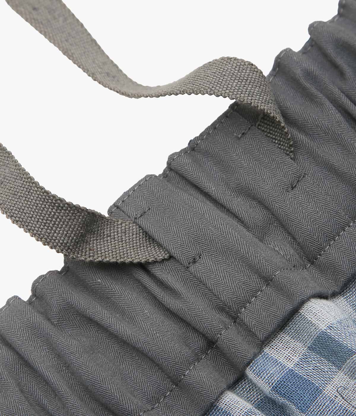 GORSCH ''DOUBLE SIDED GAUZE EASY SHORTS'' (NAVY CHECK)