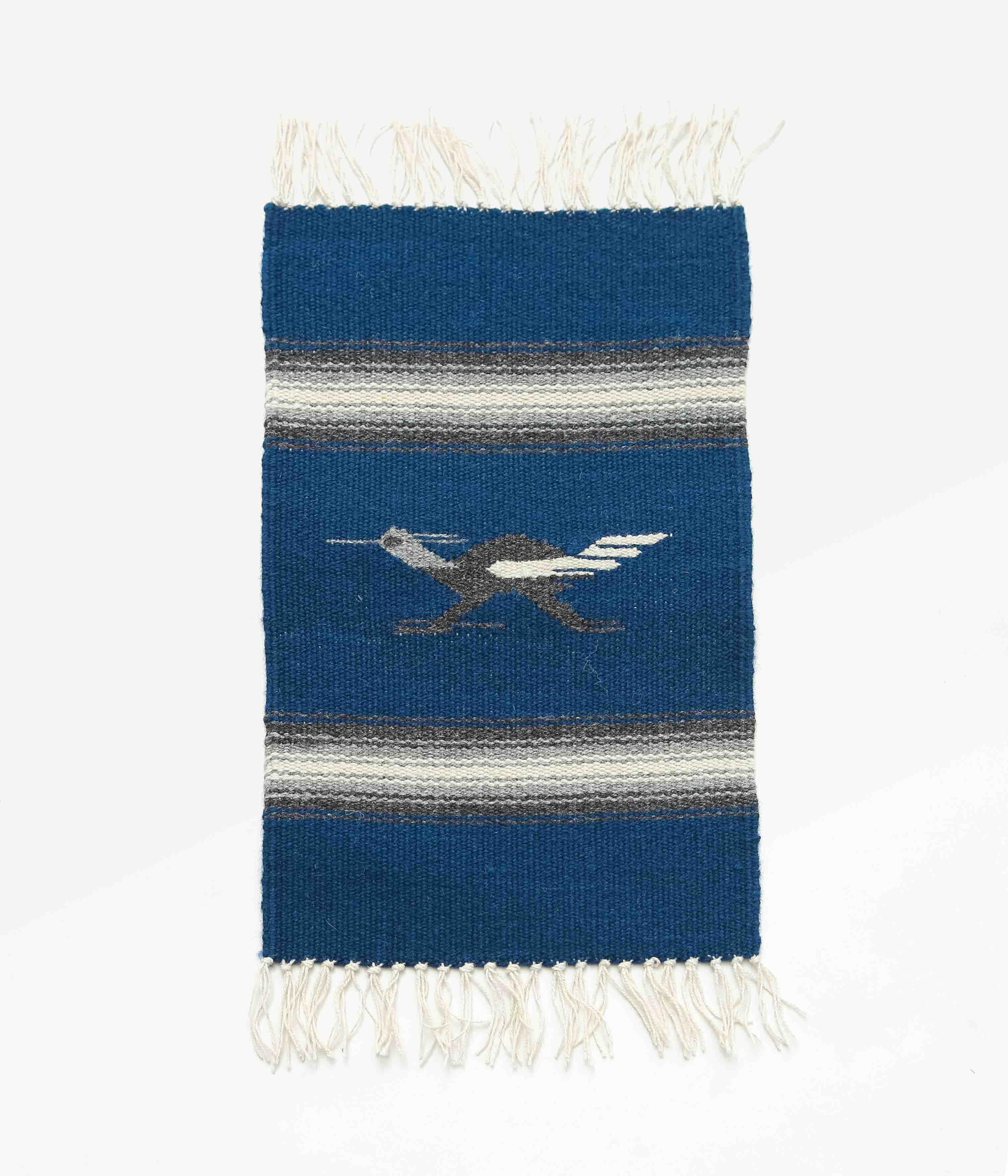 ORTEGA'S ''CHIMAYO RUG 38×24cm ROADRUNNER'' (BLUE×GREY) – THE STORE BY ...