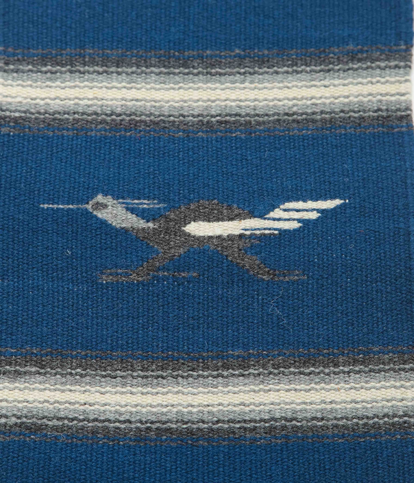 ORTEGA'S ''CHIMAYO RUG 38×24cm ROADRUNNER'' (BLUE×GREY)