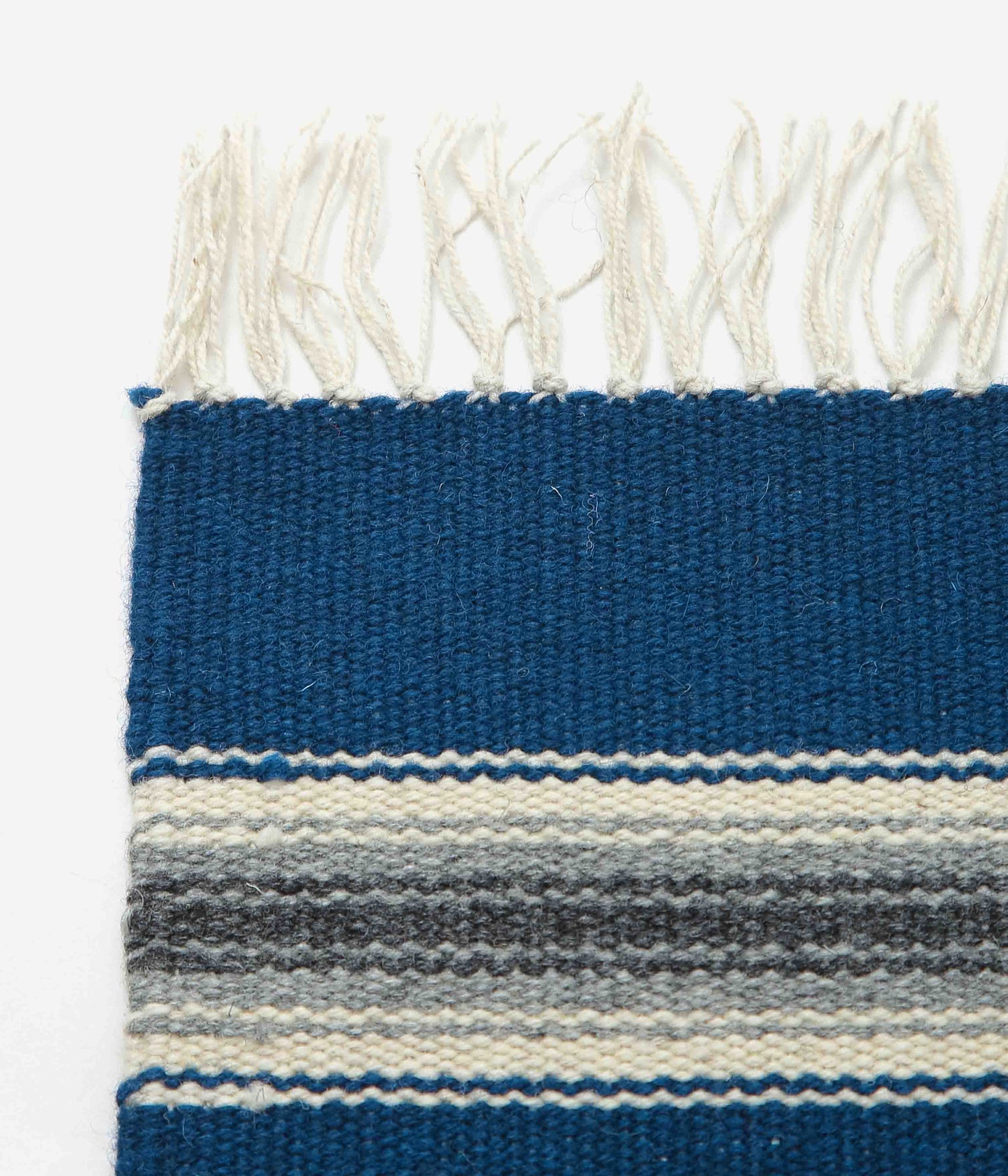 ORTEGA'S ''CHIMAYO RUG 38×24cm ROADRUNNER''(BLUE×NATURAL)