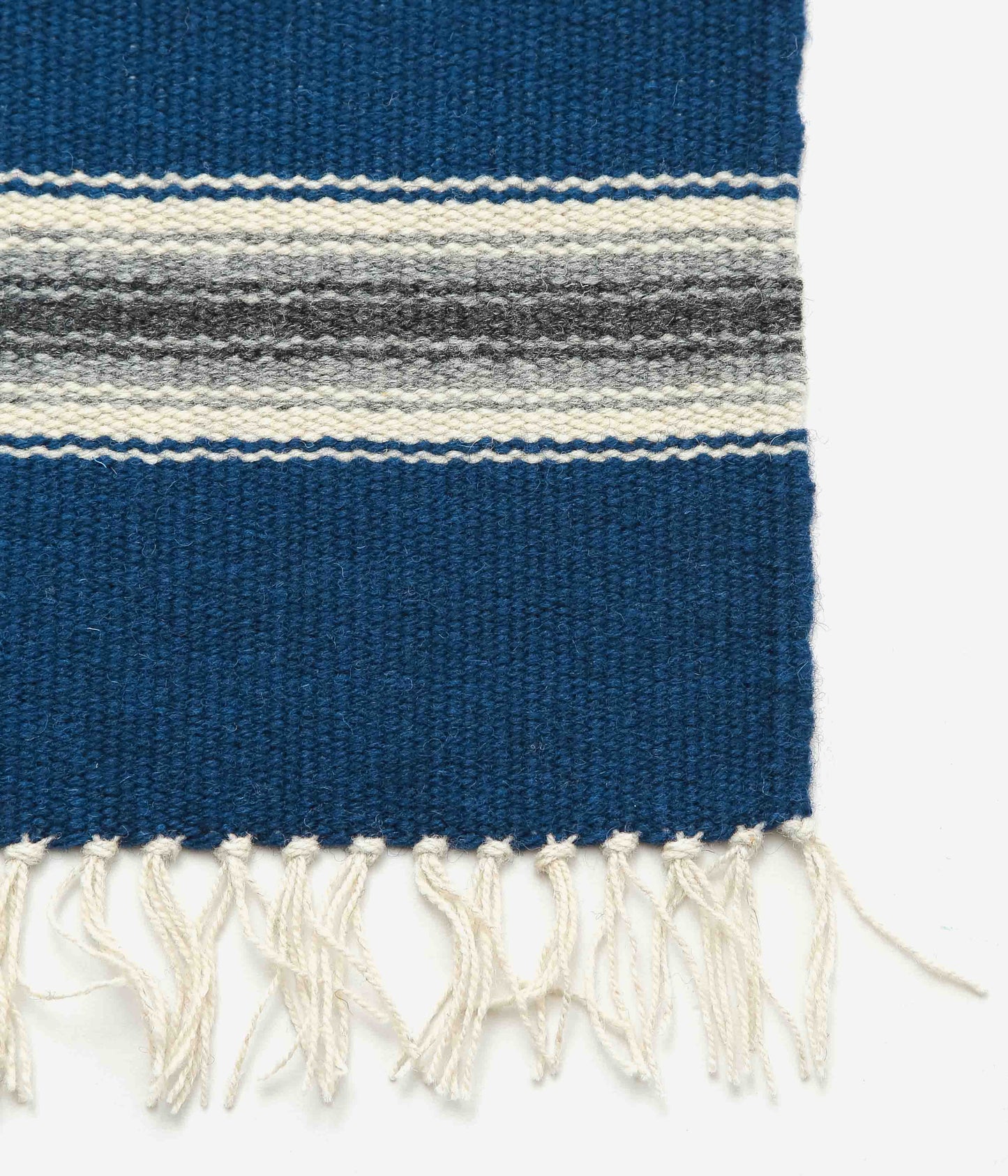 ORTEGA'S ''CHIMAYO RUG 38×24cm ROADRUNNER''(BLUE×NATURAL)