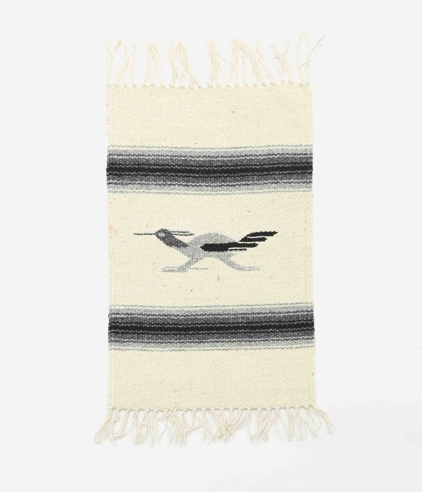 ORTEGA'S ''CHIMAYO RUG 38×24cm ROADRUNNER'' (NATURAL×GREY)