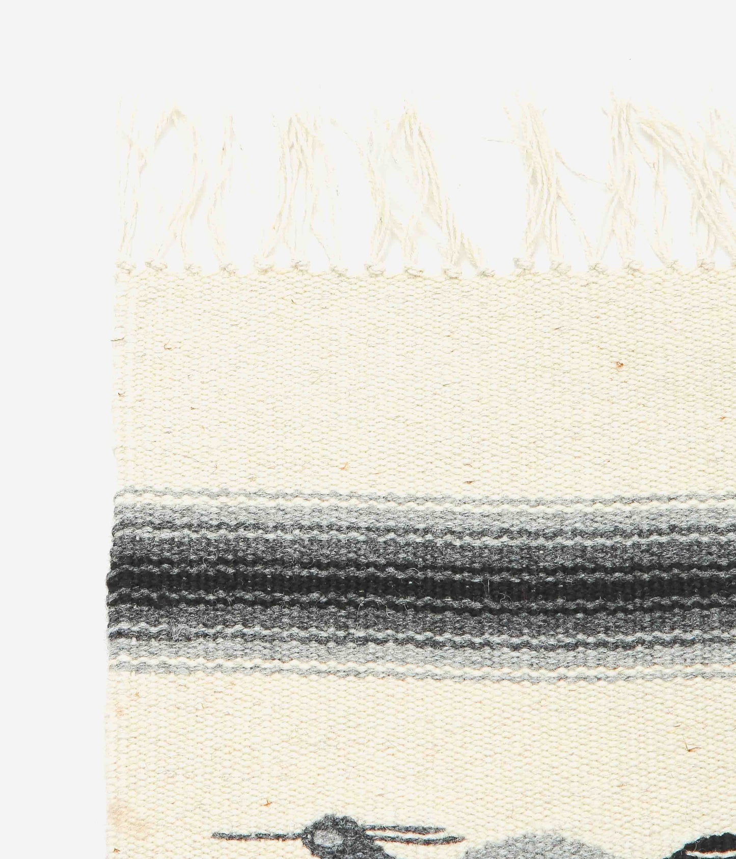 ORTEGA'S ''CHIMAYO RUG 38×24cm ROADRUNNER'' (NATURAL×GREY)
