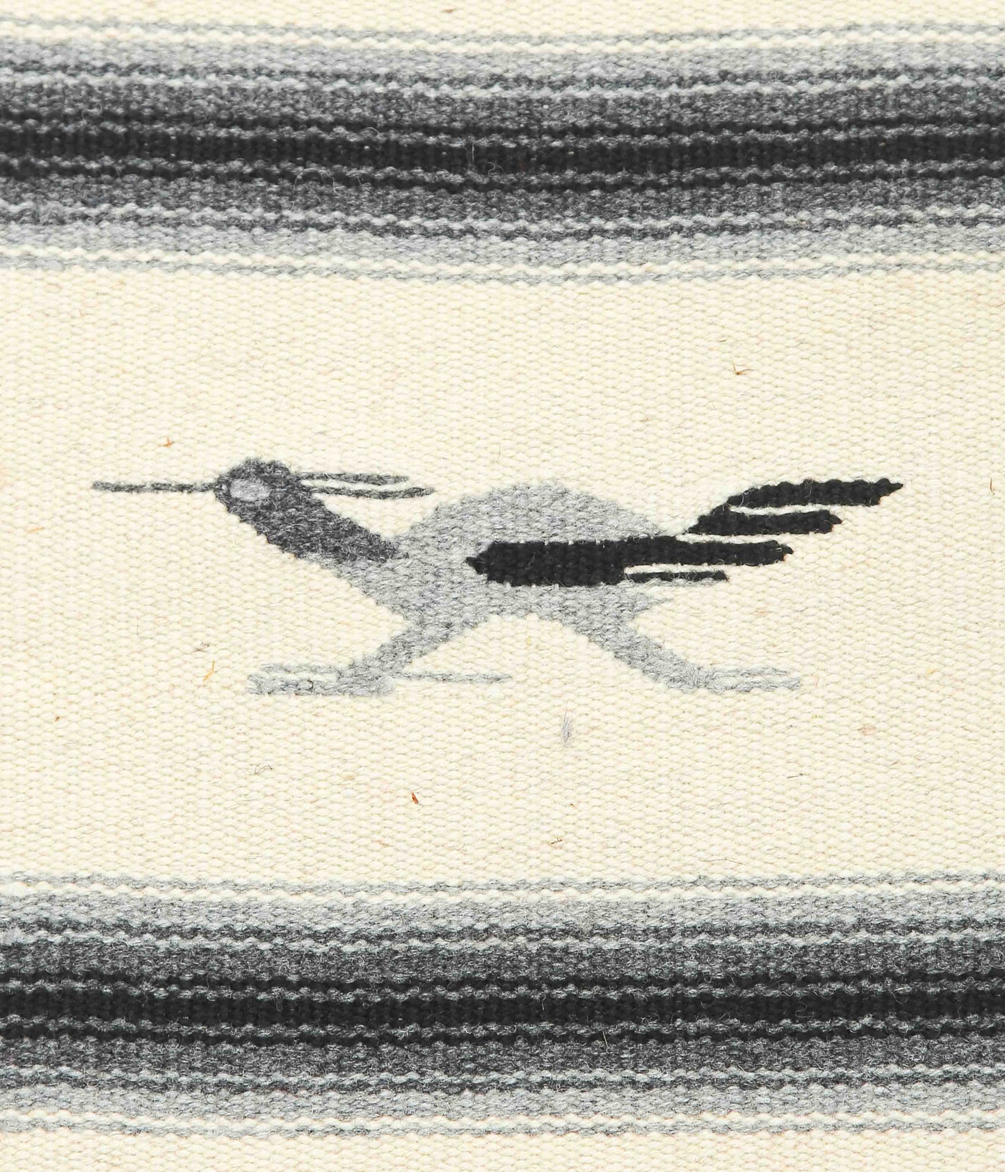 ORTEGA'S ''CHIMAYO RUG 38×24cm ROADRUNNER'' (NATURAL×GREY)