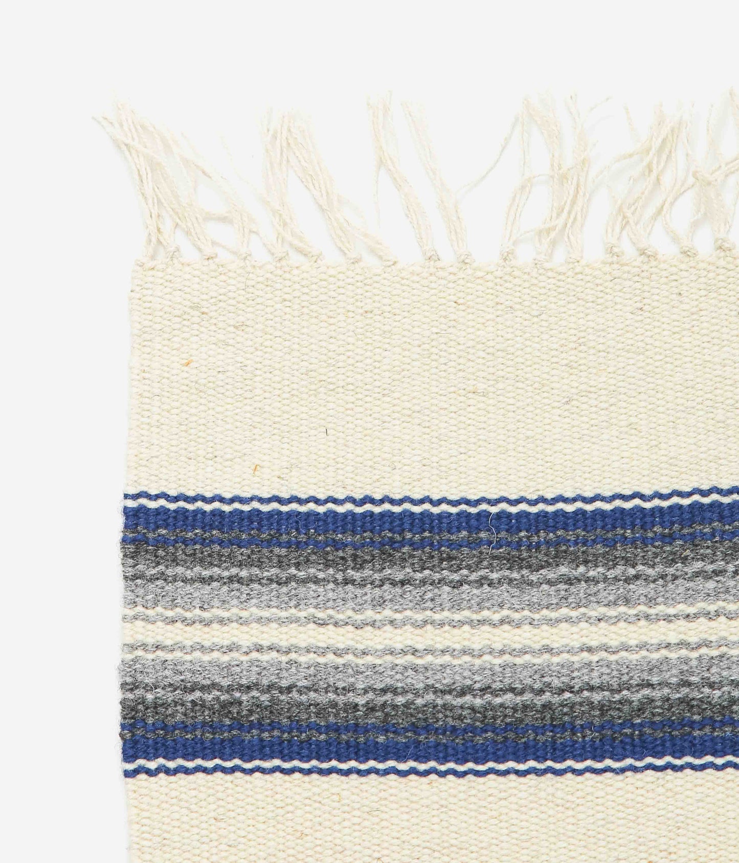 ORTEGA'S ''CHIMAYO RUG 48×24cm ROADRUNNER'' (NATURAL×NAVY)