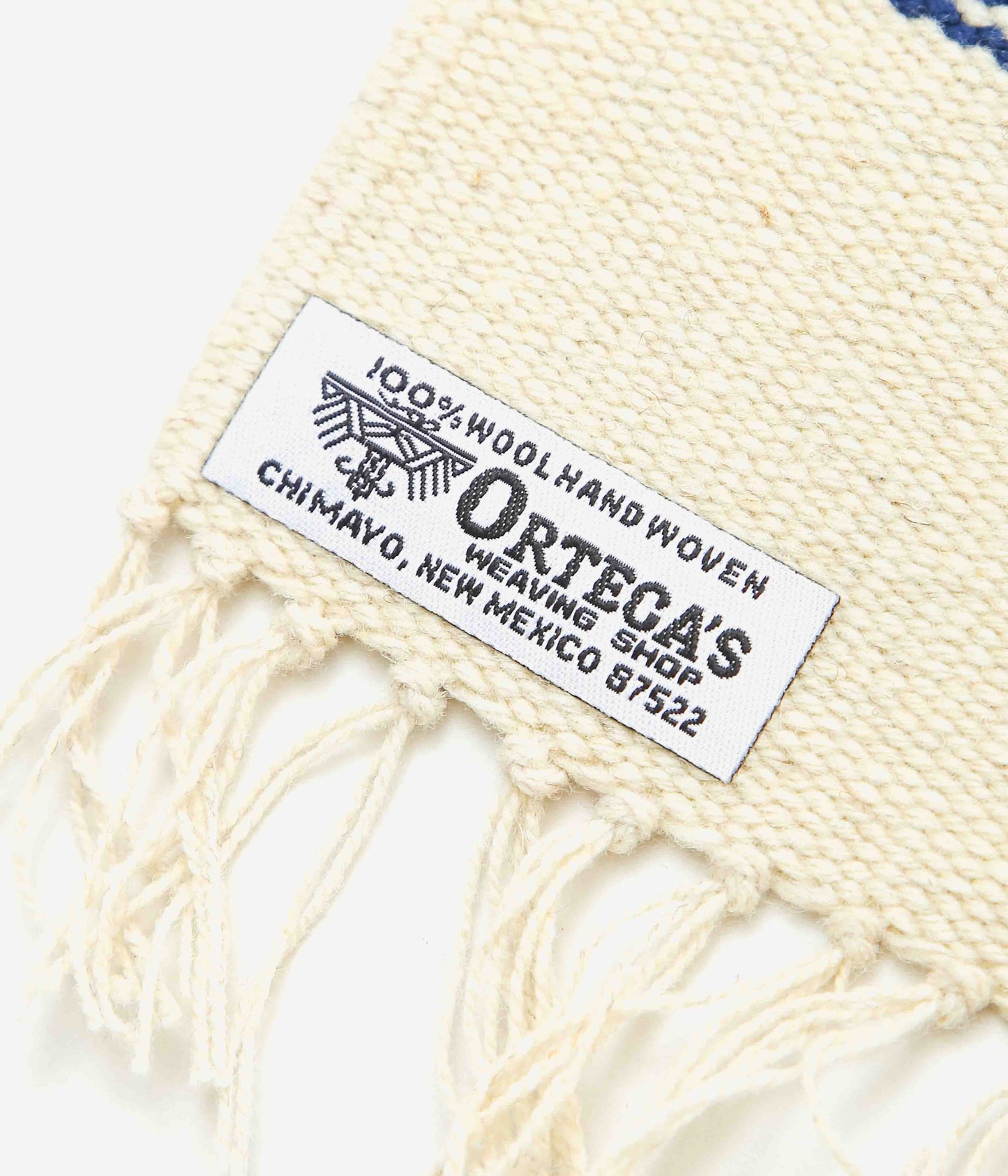 ORTEGA'S ''CHIMAYO RUG 48×24cm ROADRUNNER'' (NATURAL×NAVY)