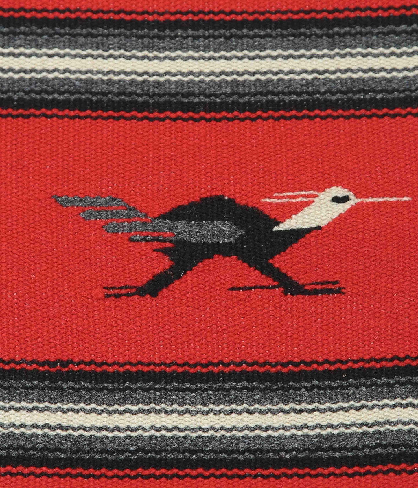 ORTEGA'S ''CHIMAYO RUG 38×24cm ROADRUNNER'' (RED×BLACK)