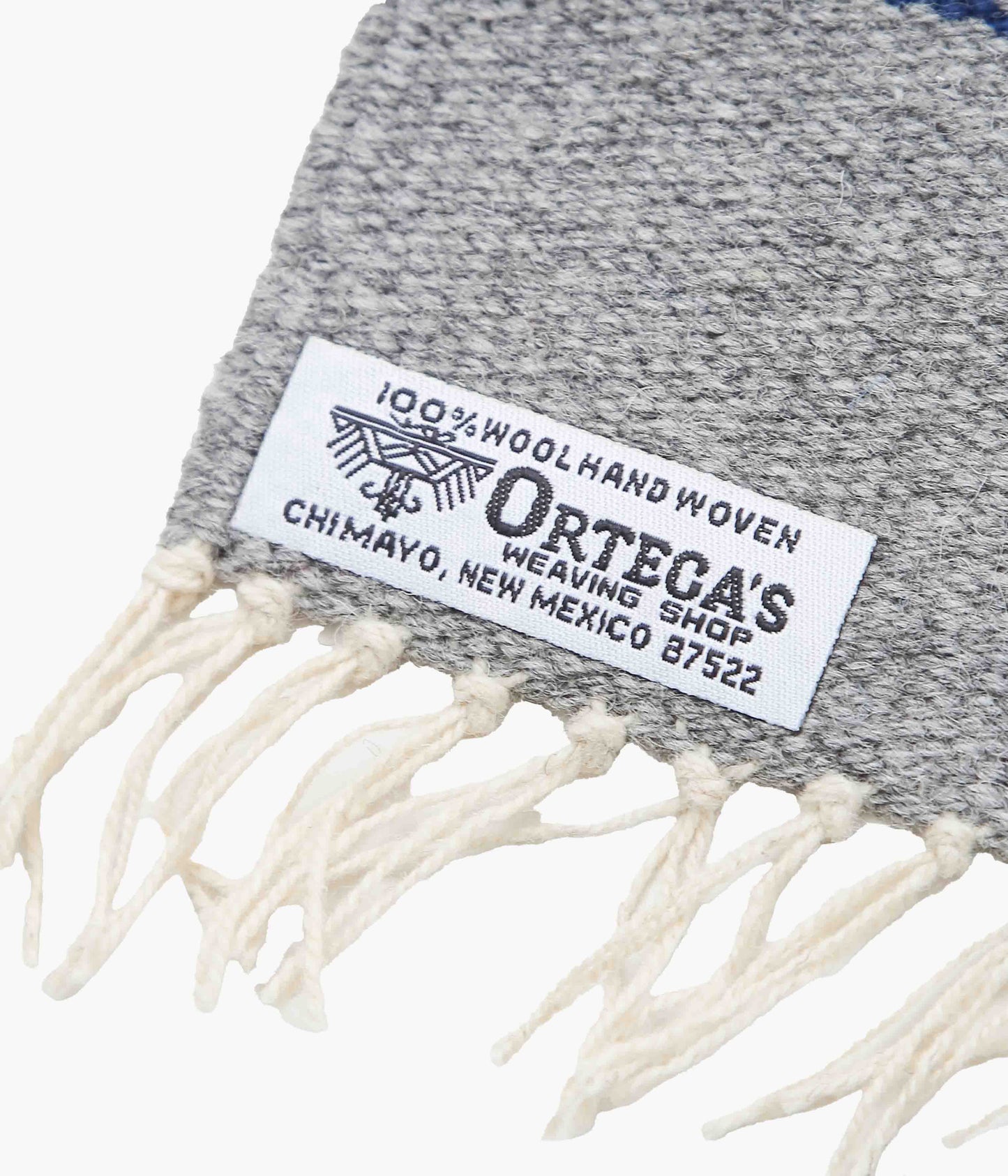 ORTEGA'S ''CHIMAYO RUG 48×24cm ROADRUNNER'' (GREY×NAVY)