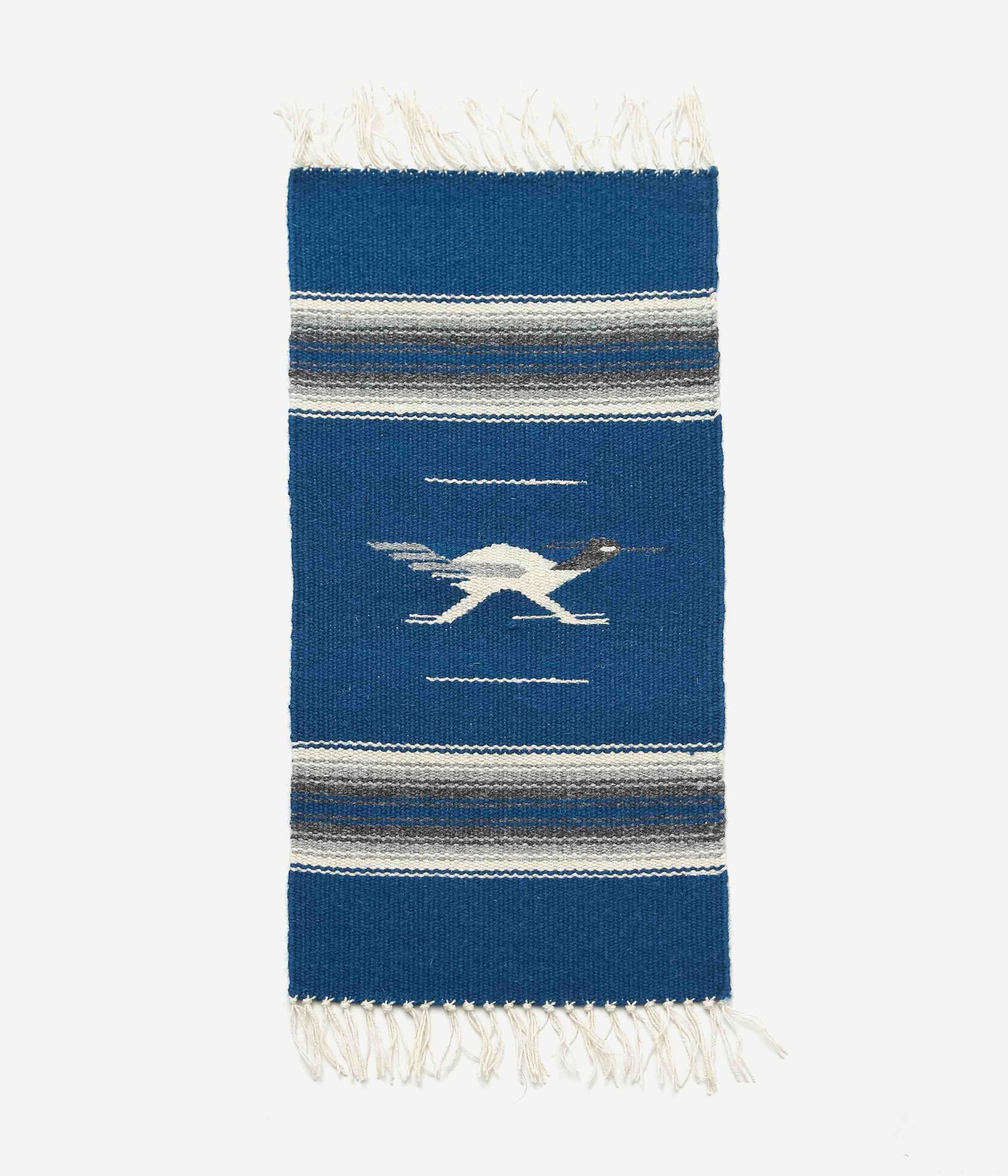 ORTEGA'S ''CHIMAYO RUG 48×24cm ROADRUNNER'' (NAVY×NATURAL)