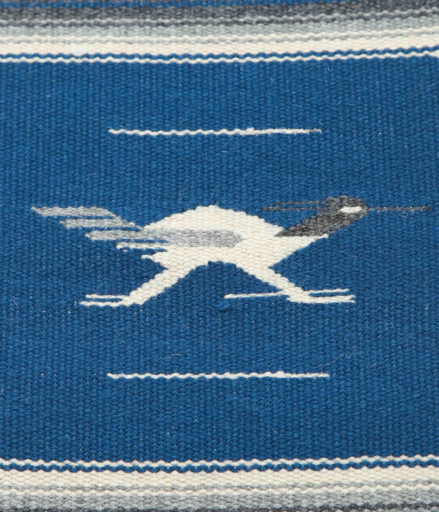 ORTEGA'S ''CHIMAYO RUG 48×24cm ROADRUNNER'' (NAVY×NATURAL)
