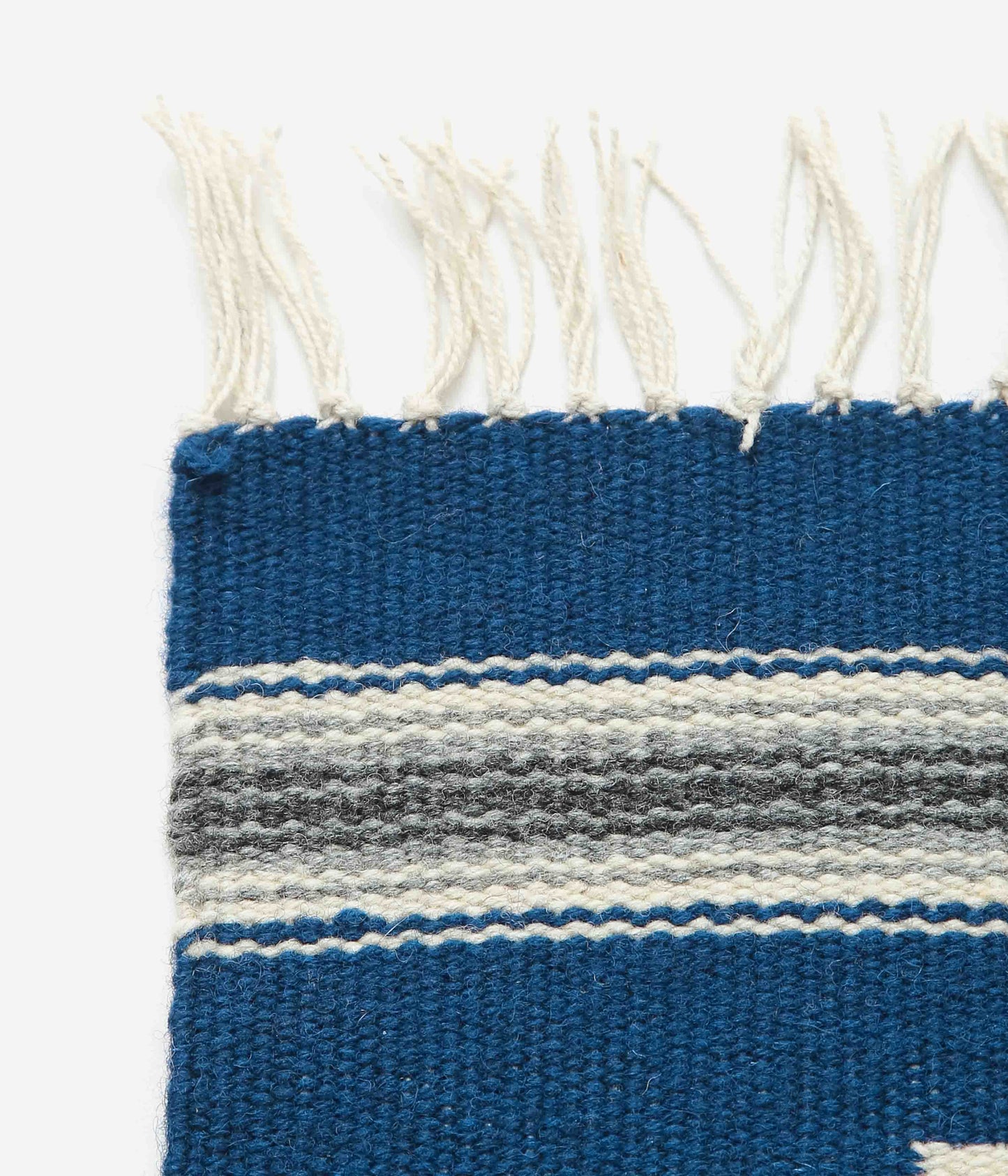 ORTEGA'S ''CHIMAYO RUG SQUARE 26×24cm'' (BLUE×GREY)