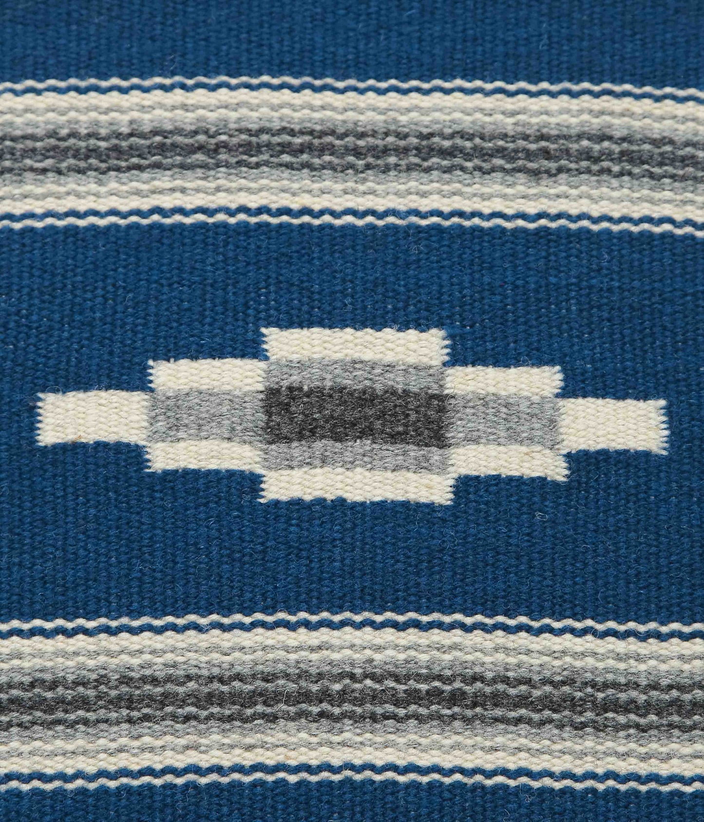 ORTEGA'S ''CHIMAYO RUG SQUARE 26×24cm'' (BLUE×GREY)