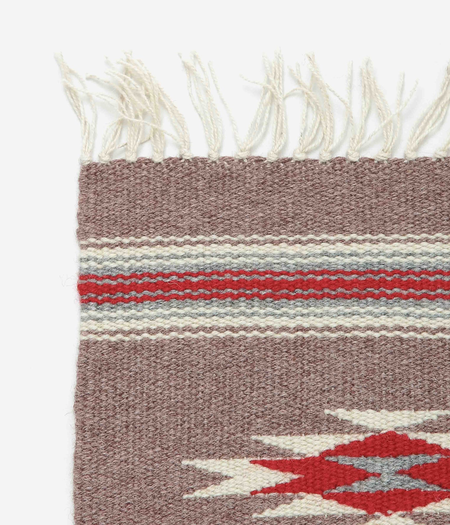 ORTEGA'S ''CHIMAYO RUG SQUARE 26×24cm'' (BRONZE×RED)
