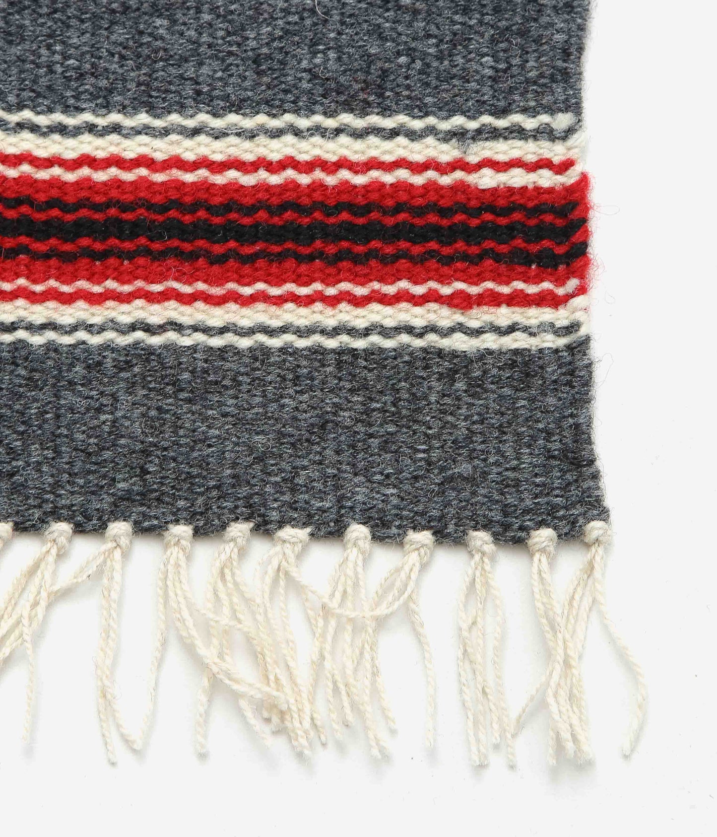 ORTEGA'S ''CHIMAYO RUG SQUARE 26×24cm'' (C.GREY×RED)