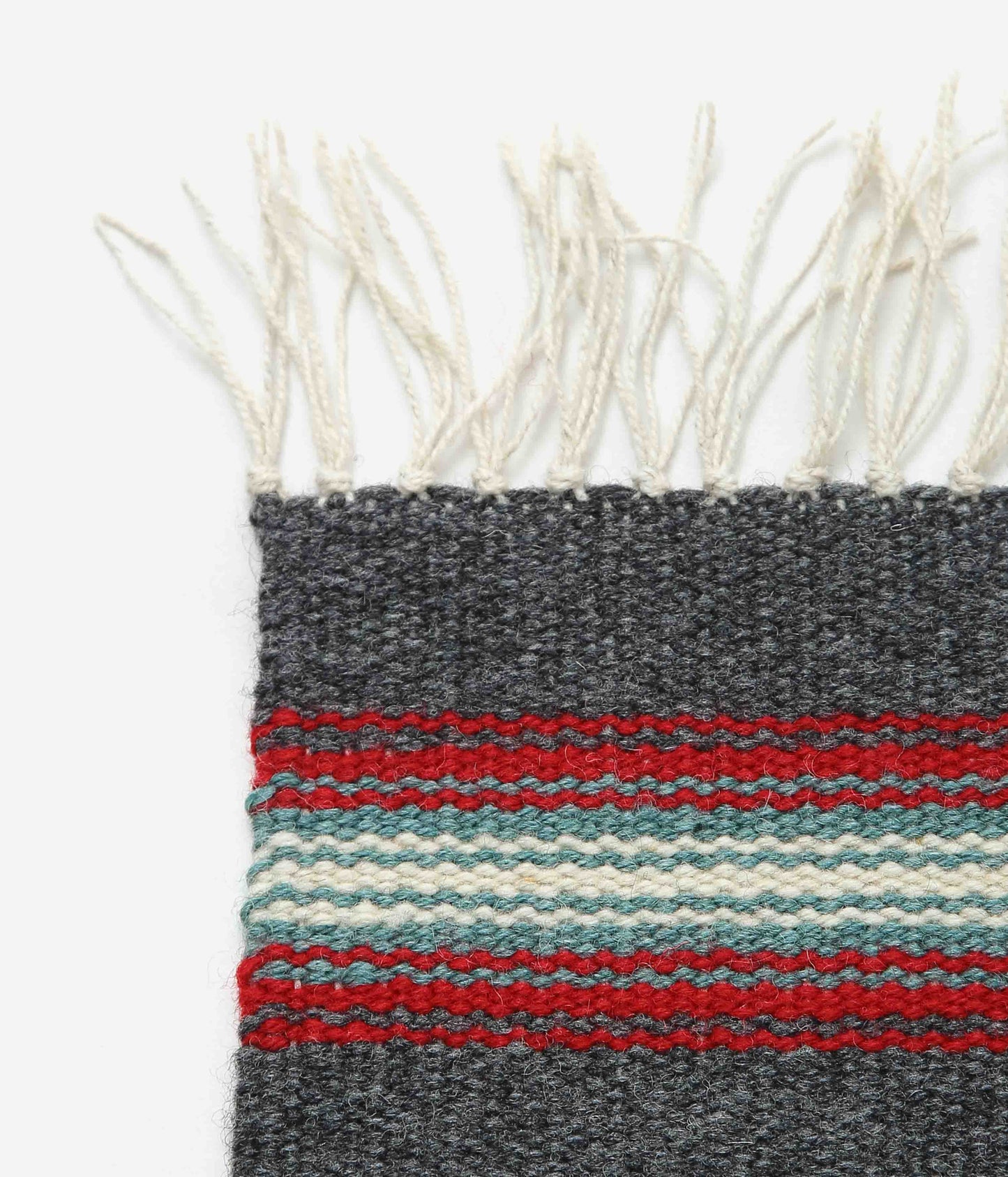 ORTEGA'S ''CHIMAYO RUG SQUARE 26×24cm'' (GREY ROADRUNNER)
