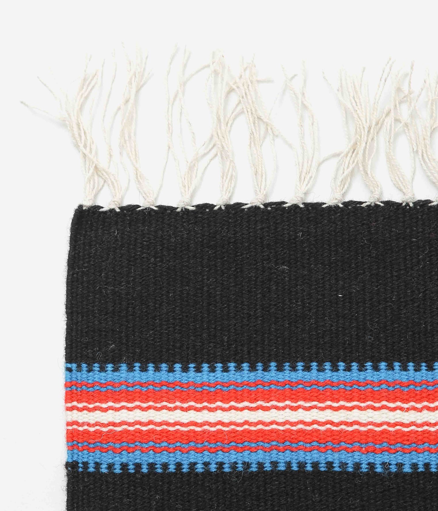 ORTEGA'S ''CHIMAYO RUG SQUARE 40×38cm'' (BLACK×BLUE×RED)