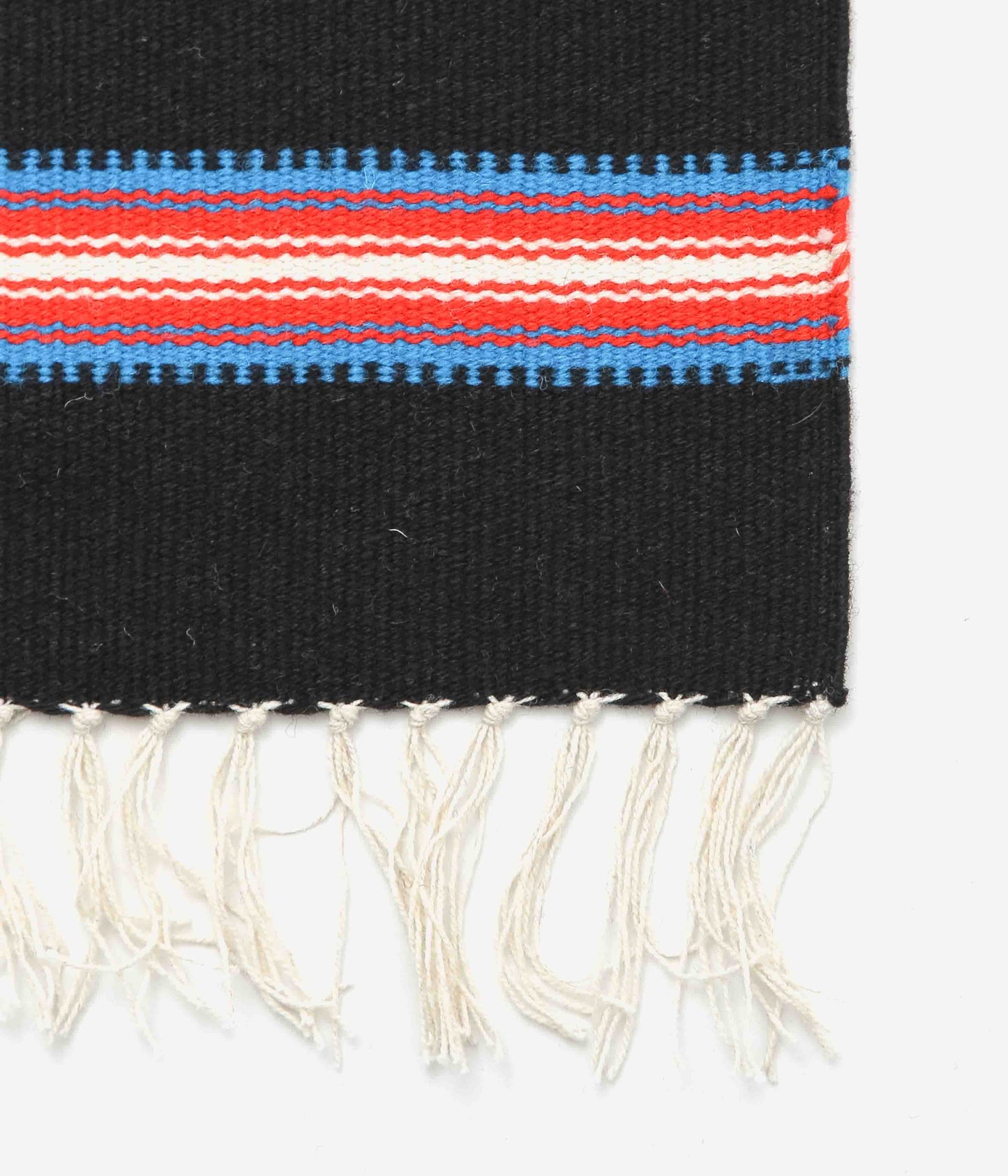 ORTEGA'S ''CHIMAYO RUG SQUARE 40×38cm'' (BLACK×BLUE×RED)