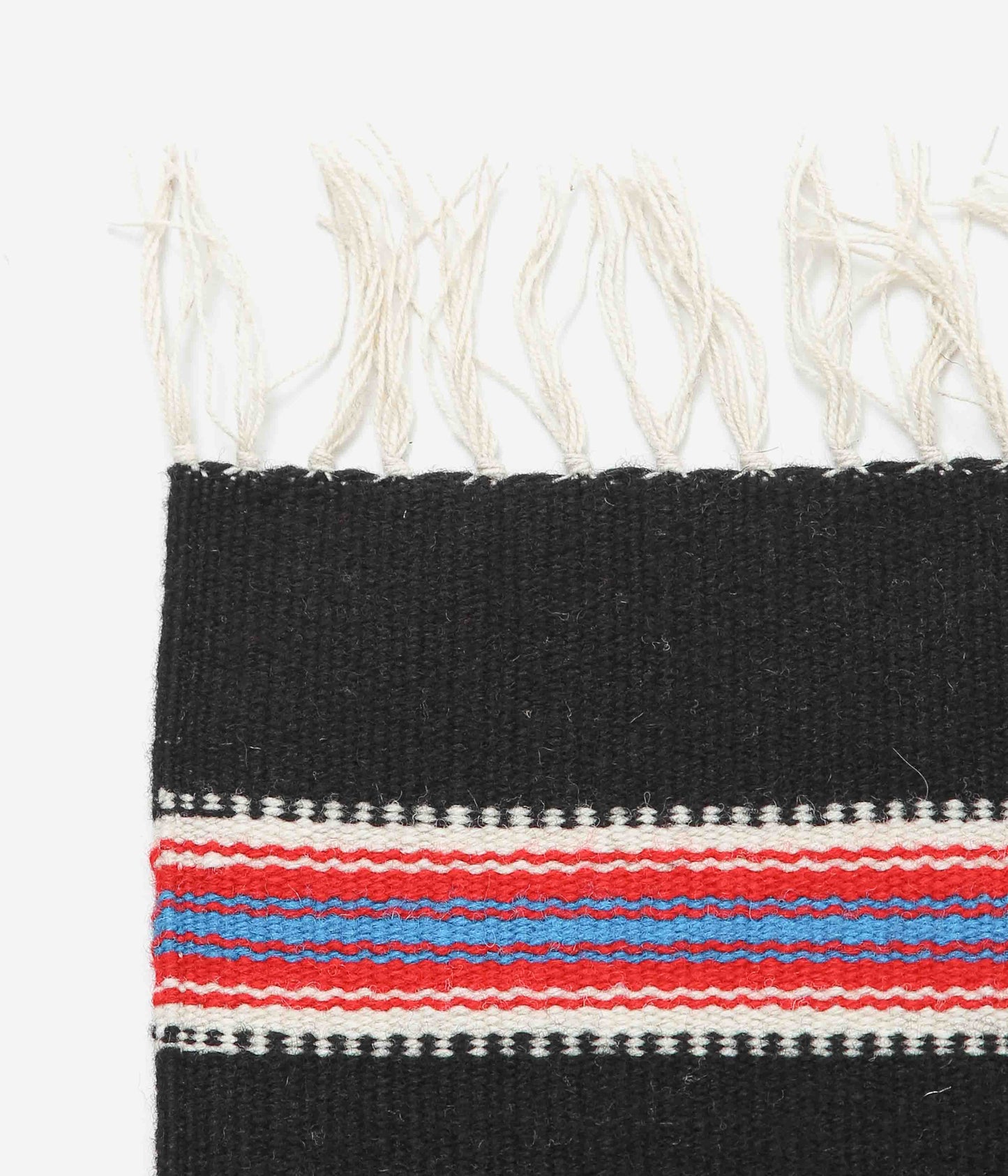 ORTEGA'S ''CHIMAYO RUG SQUARE 40×38cm'' (BLACK×RED×NATURAL)