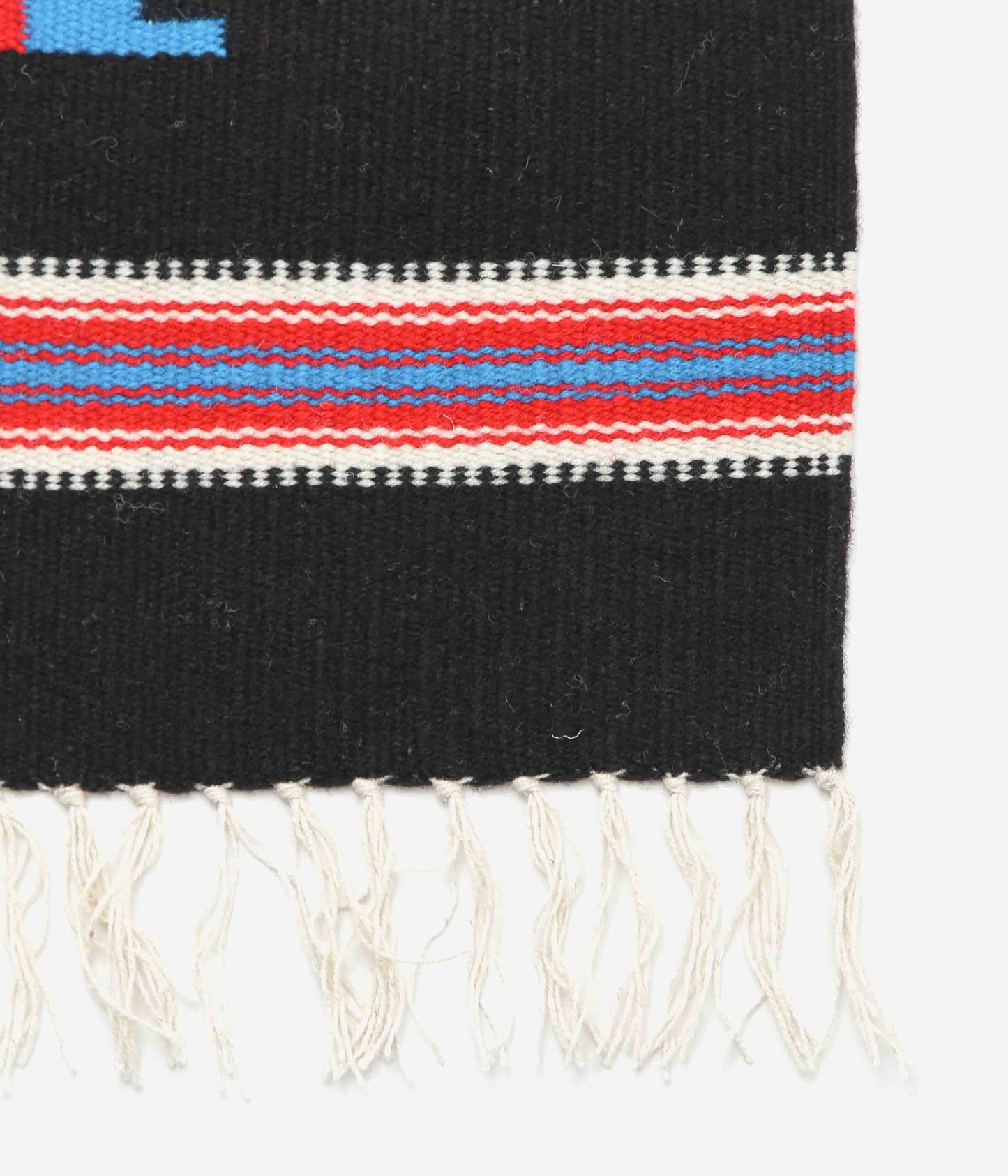 ORTEGA'S ''CHIMAYO RUG SQUARE 40×38cm'' (BLACK×RED×NATURAL)