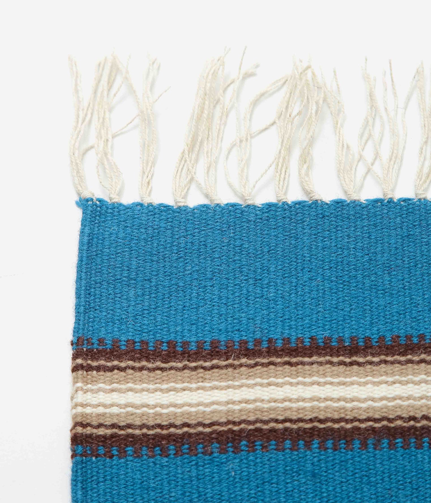 ORTEGA'S ''CHIMAYO RUG SQUARE 40×38cm'' (BLUE×BROWN)