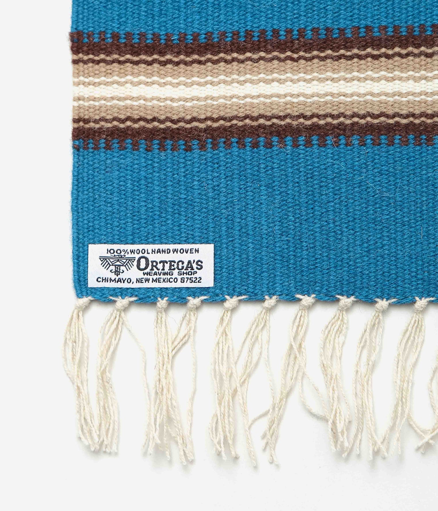 ORTEGA'S ''CHIMAYO RUG SQUARE 40×38cm'' (BLUE×BROWN)