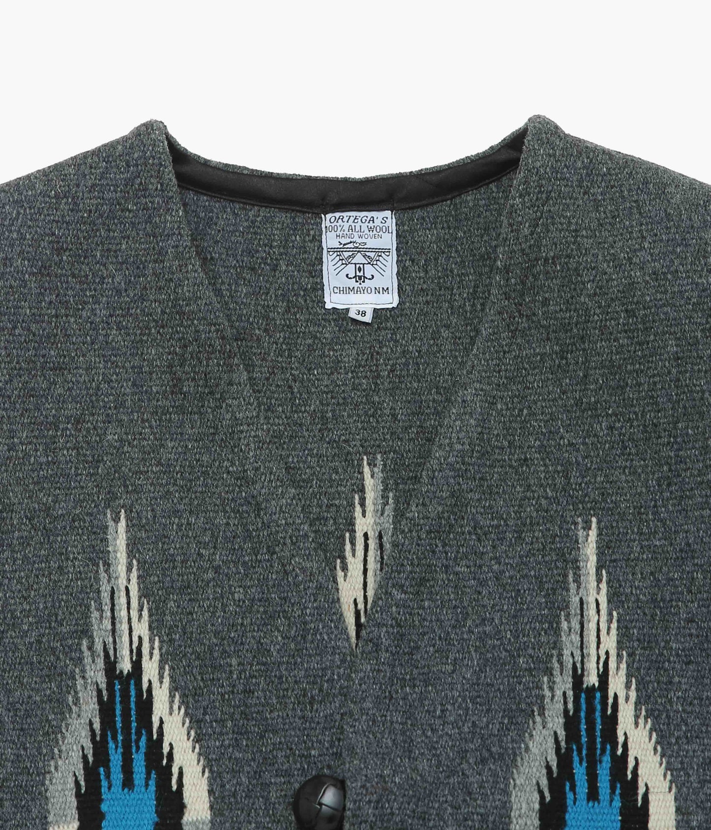ORTEGA'S ''CHIMAYO VEST'' (CHARCOAL)