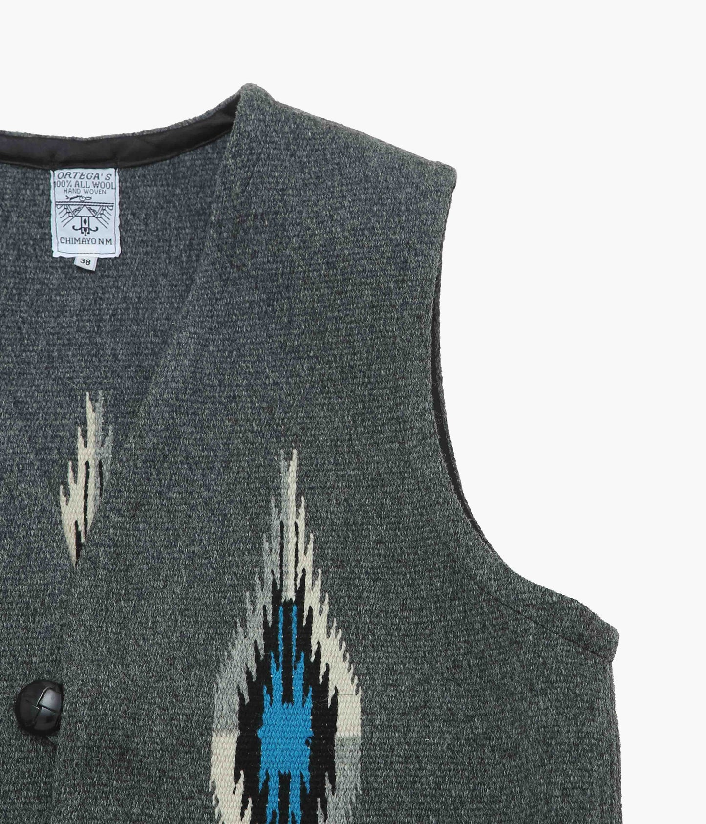 ORTEGA'S ''CHIMAYO VEST'' (CHARCOAL)