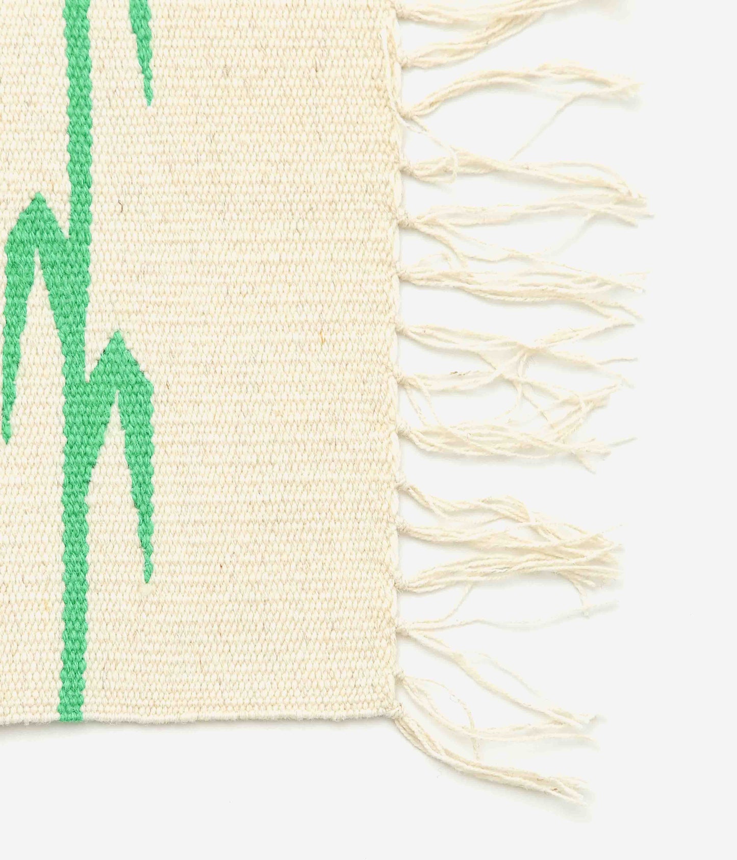 ORTEGA'S ''CHIMAYO "YEI" RUG 46×38cm'' (NATURAL×LIGHT BLUE)