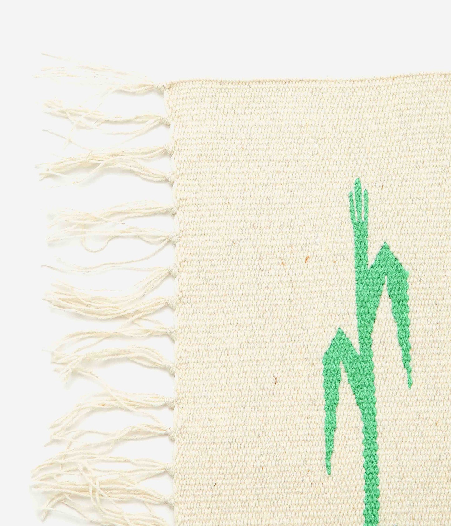 ORTEGA'S ''CHIMAYO "YEI" RUG 46×38cm'' (NATURAL×GREEN)