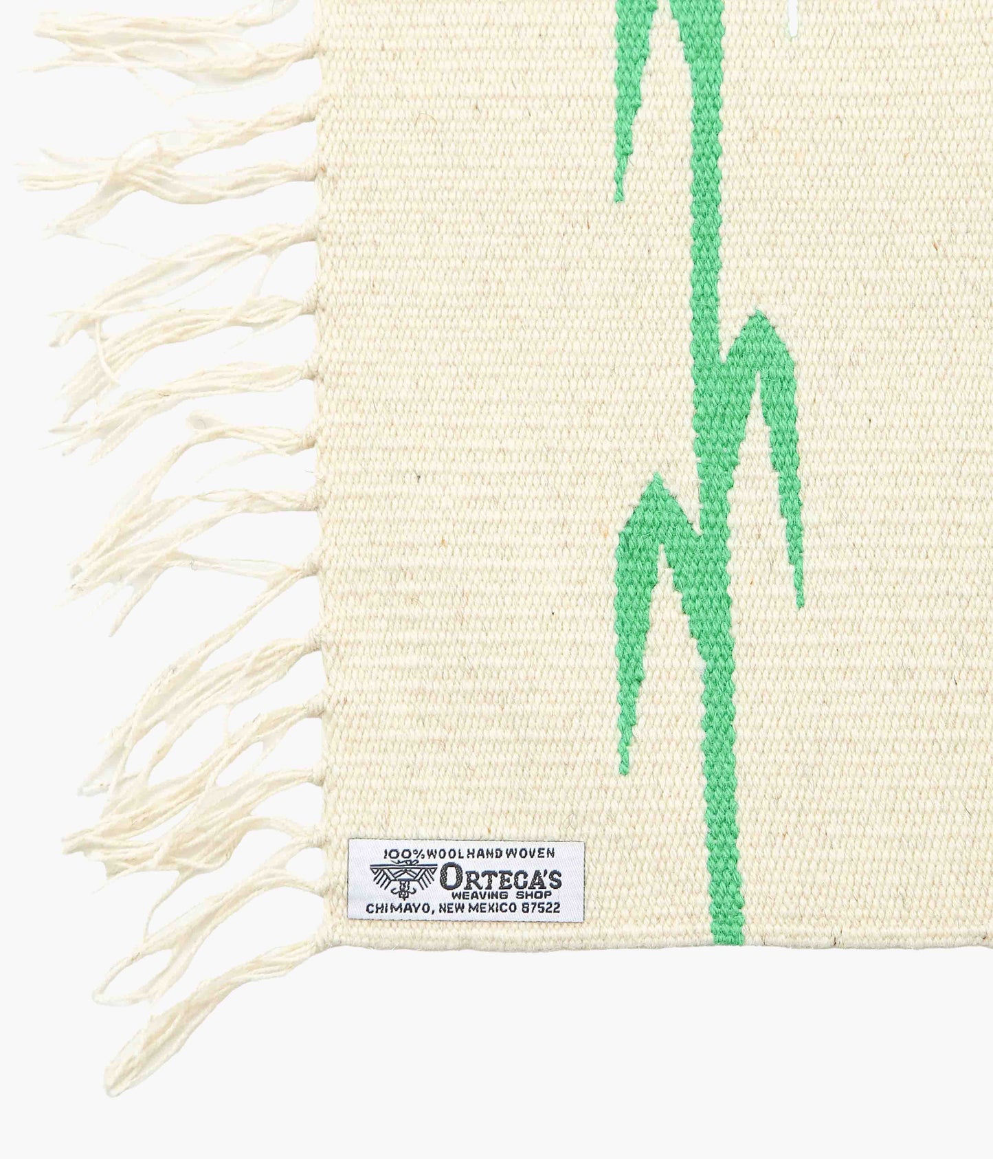 ORTEGA'S ''CHIMAYO "YEI" RUG 46×38cm'' (NATURAL×PURPLE)