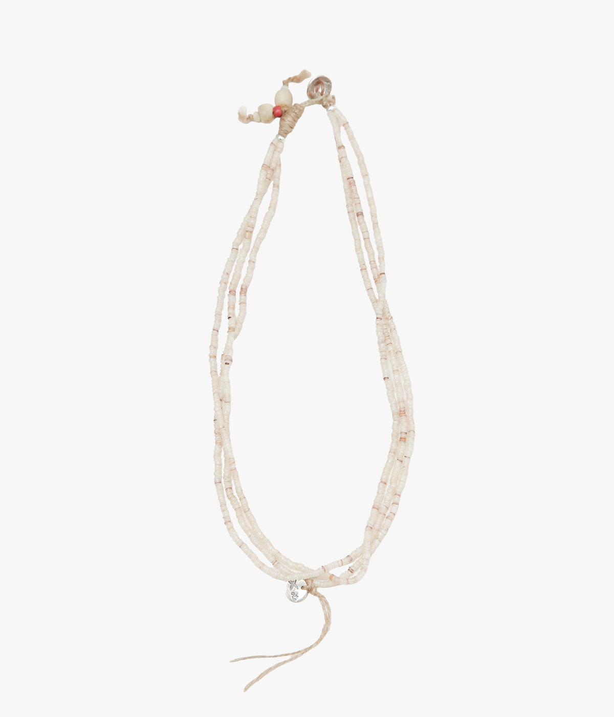 ota ''3-BEADS NECKLACE'' (NATURAL)