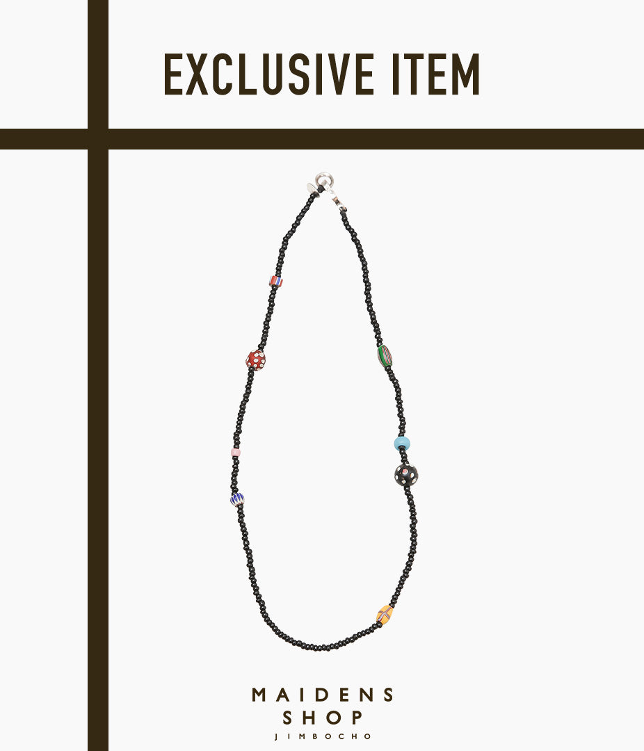 ota ''ANTIQUE BEADS NECKLACE'' (BLACK)