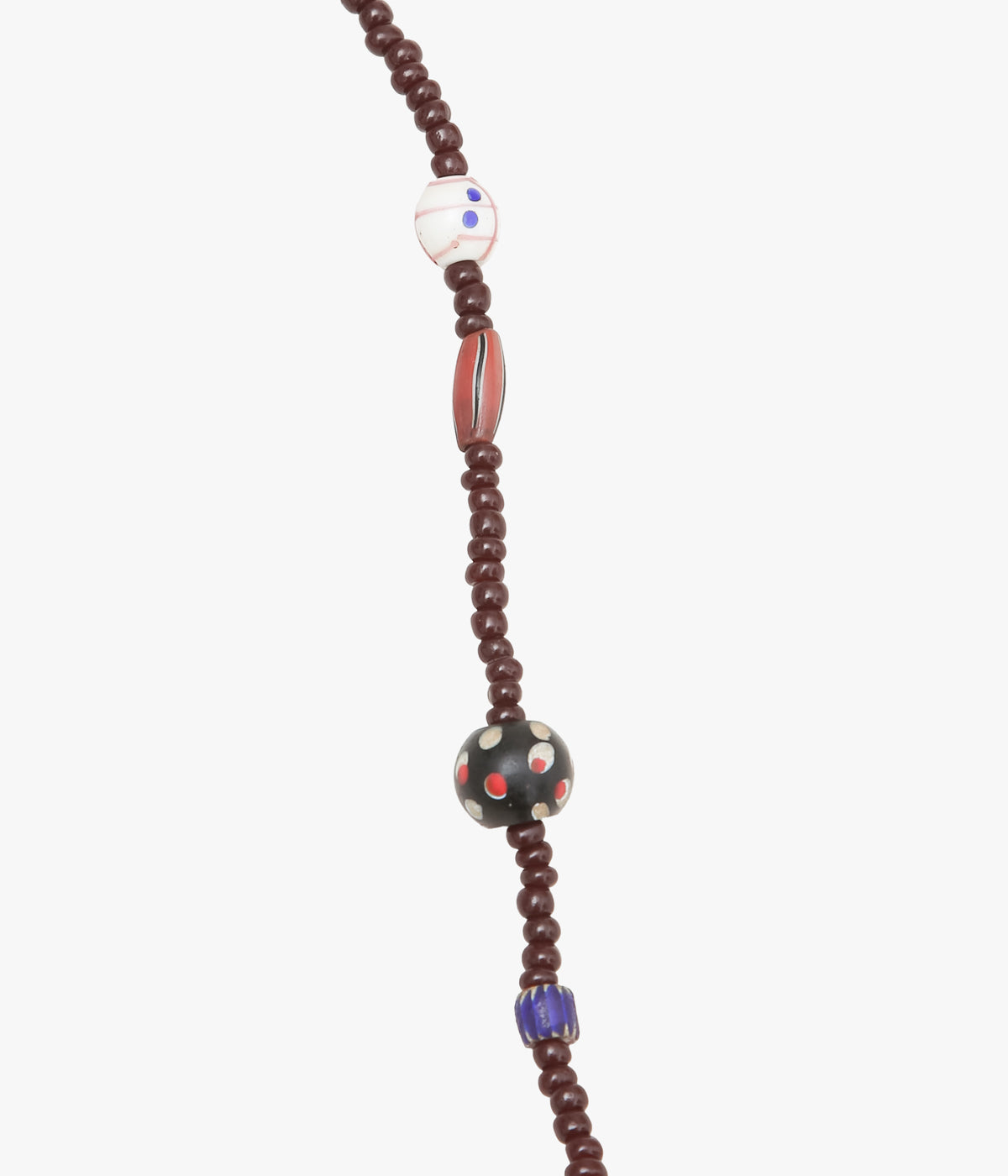 ota ''ANTIQUE BEADS NECKLACE '' (DARK BROWN)