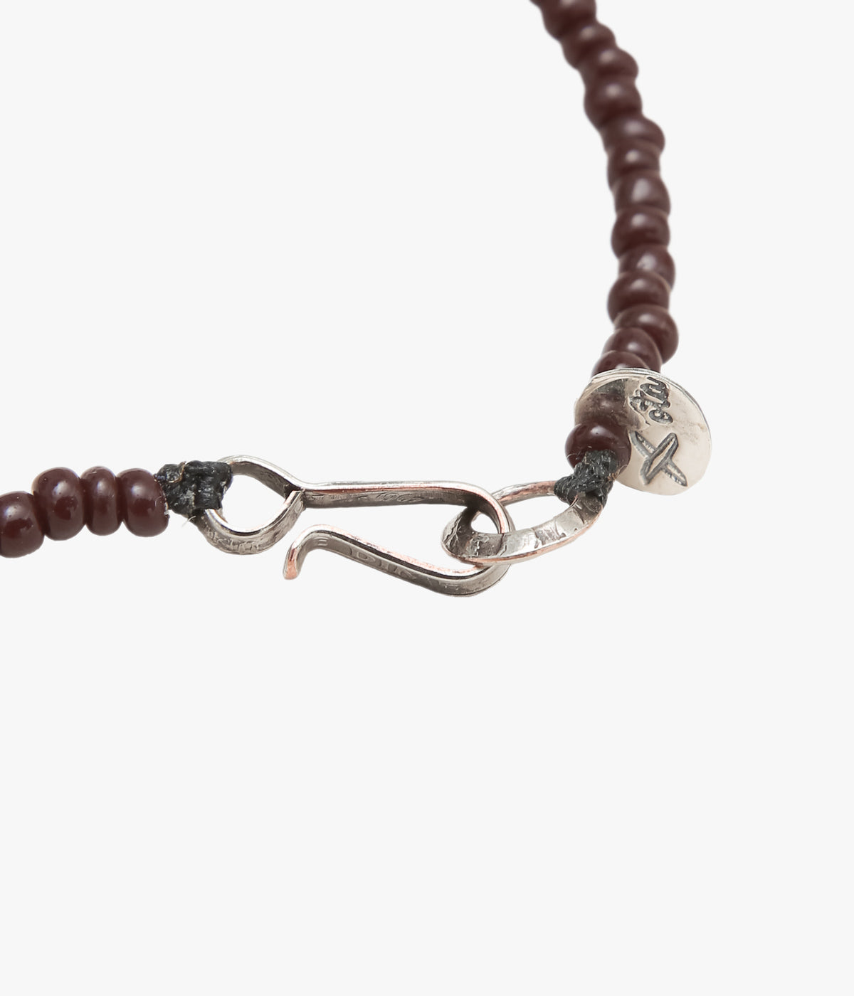 ota ''ANTIQUE BEADS NECKLACE '' (DARK BROWN)