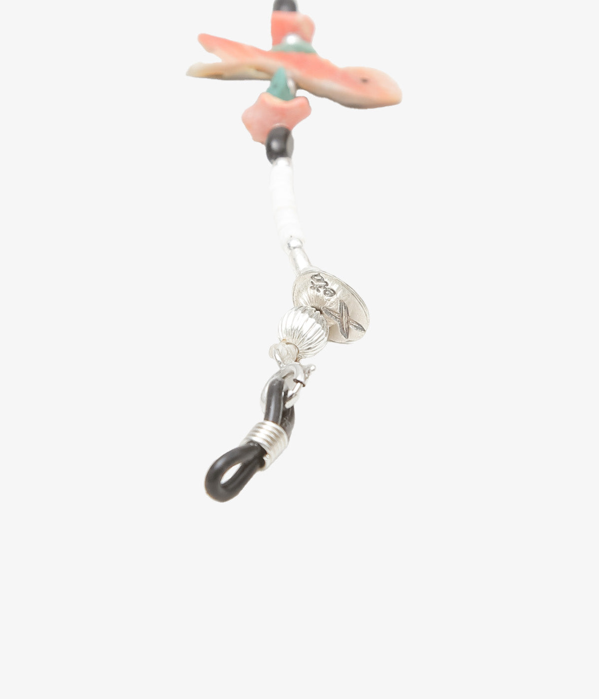 OTA ''FETISH GLASS CORD/ANTIQUE BEADS 4'' (BLACK)