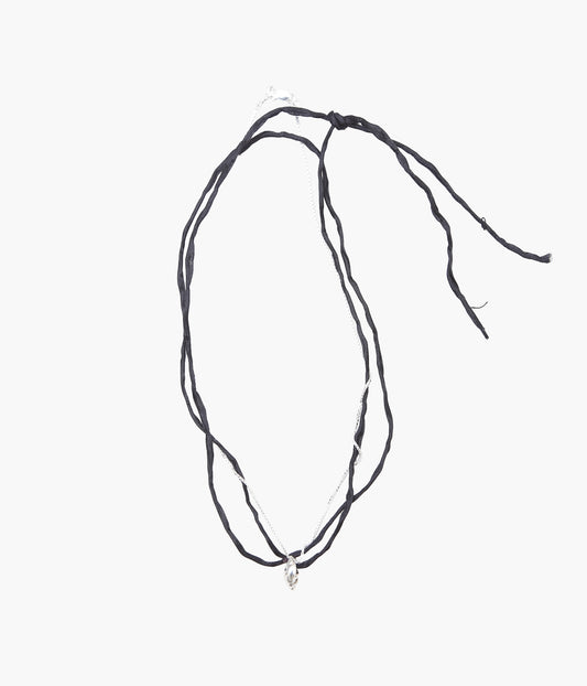 P.NINA ''VENUS PEARL NECKLACE''(BLACK)