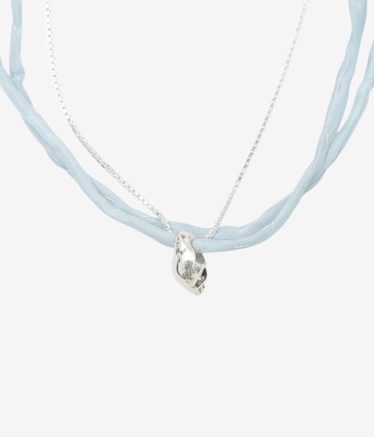 P.NINA ''VENUS PEARL NECKLACE'' (BLUE)