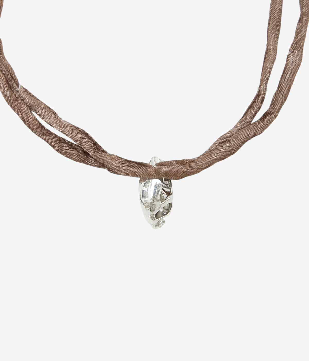 P.NINA ''VENUS PEARL NECKLACE'' (BROWN)