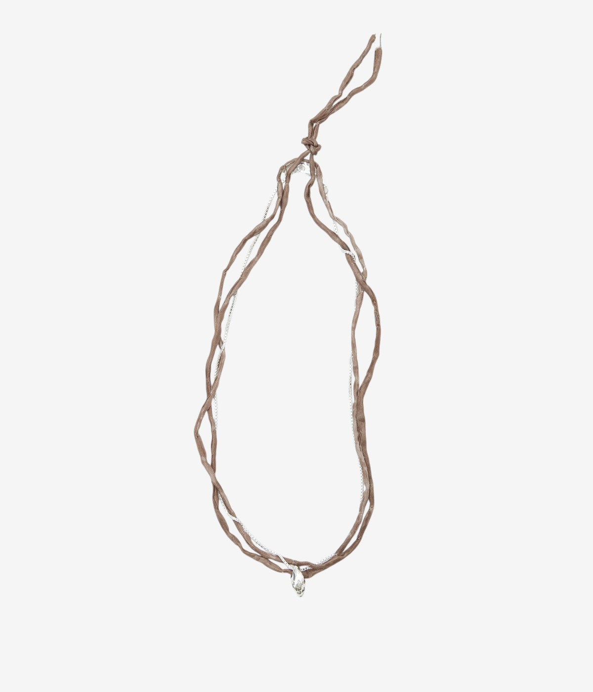 P.NINA ''VENUS PEARL NECKLACE'' (BROWN)