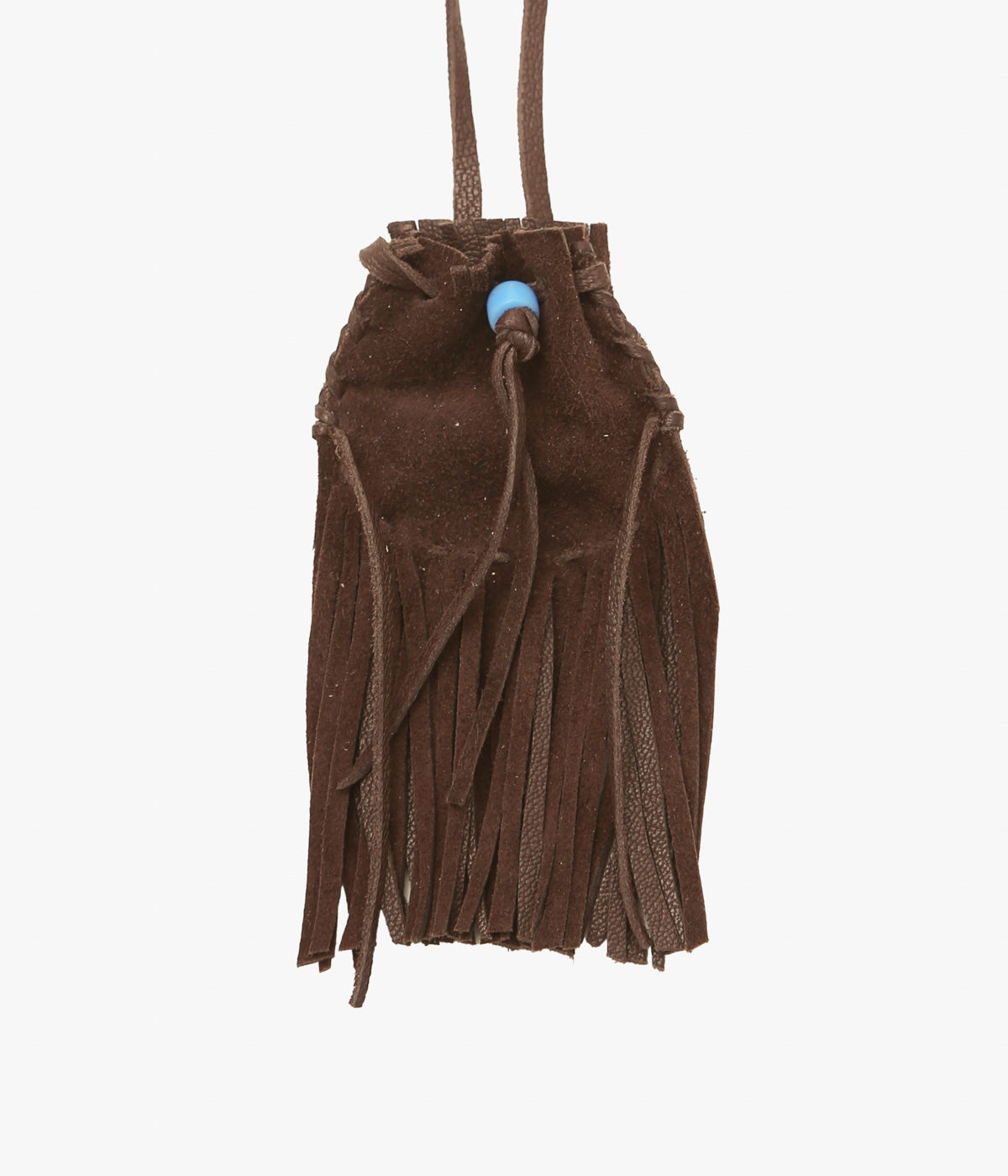 PAM DIETRICH ''AMULET POUCH DEERSKIN'' (CHOCOLATE SUEDE)