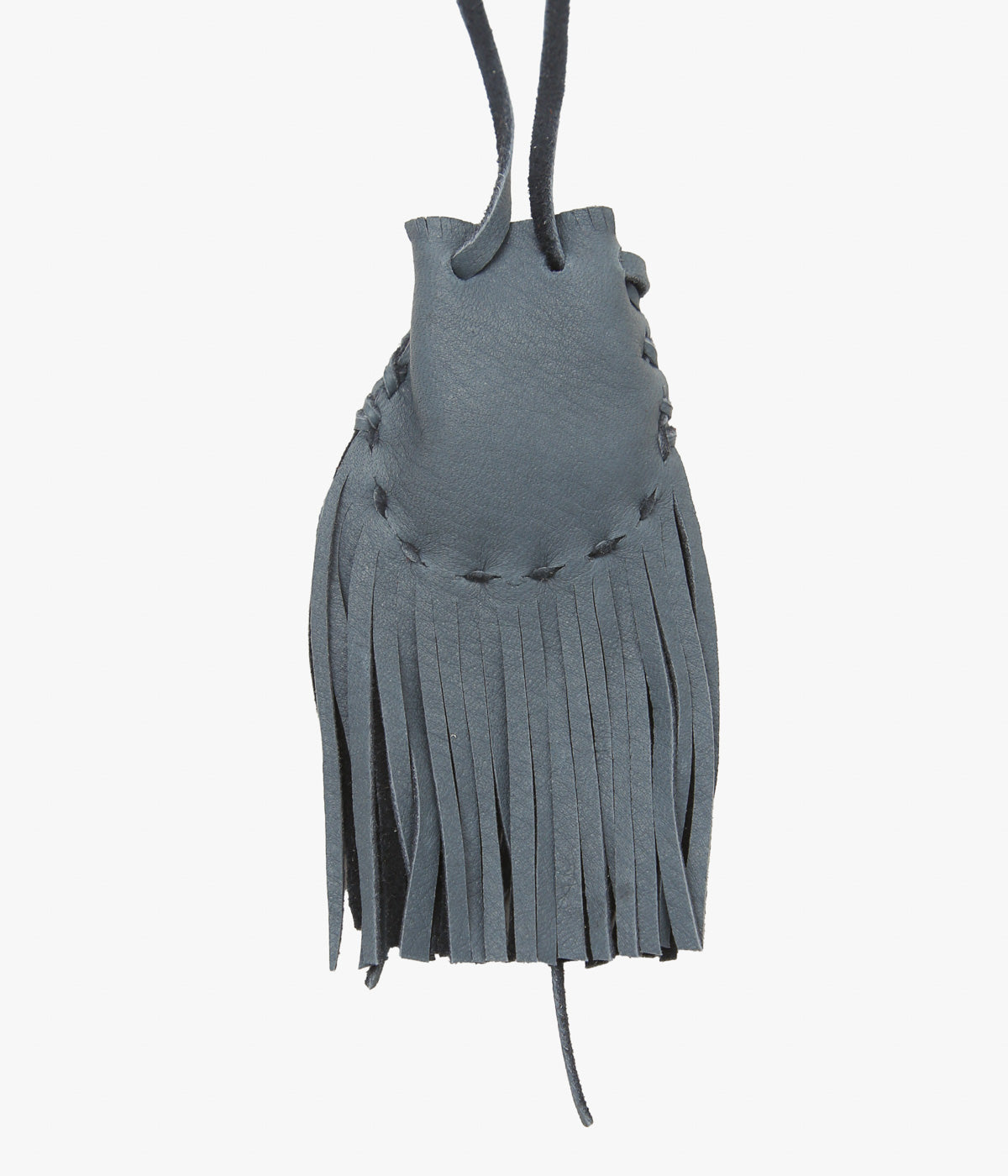 PAM DIETRICH ''AMULET POUCH DEERSKIN'' (GRAY)