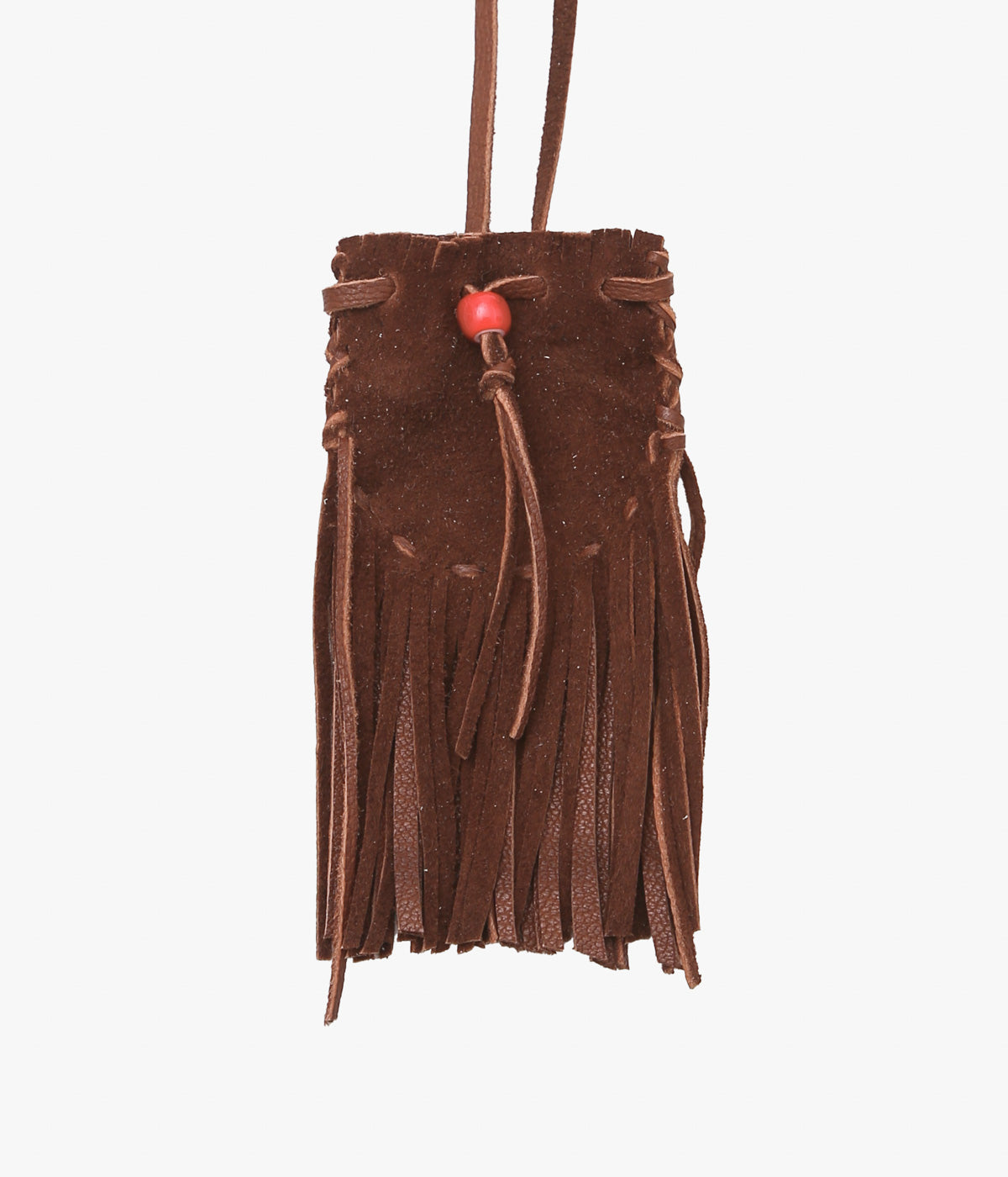 PAM DIETRICH "AMULET POUCH DEERSKIN" (TOBACCO SUEDE)