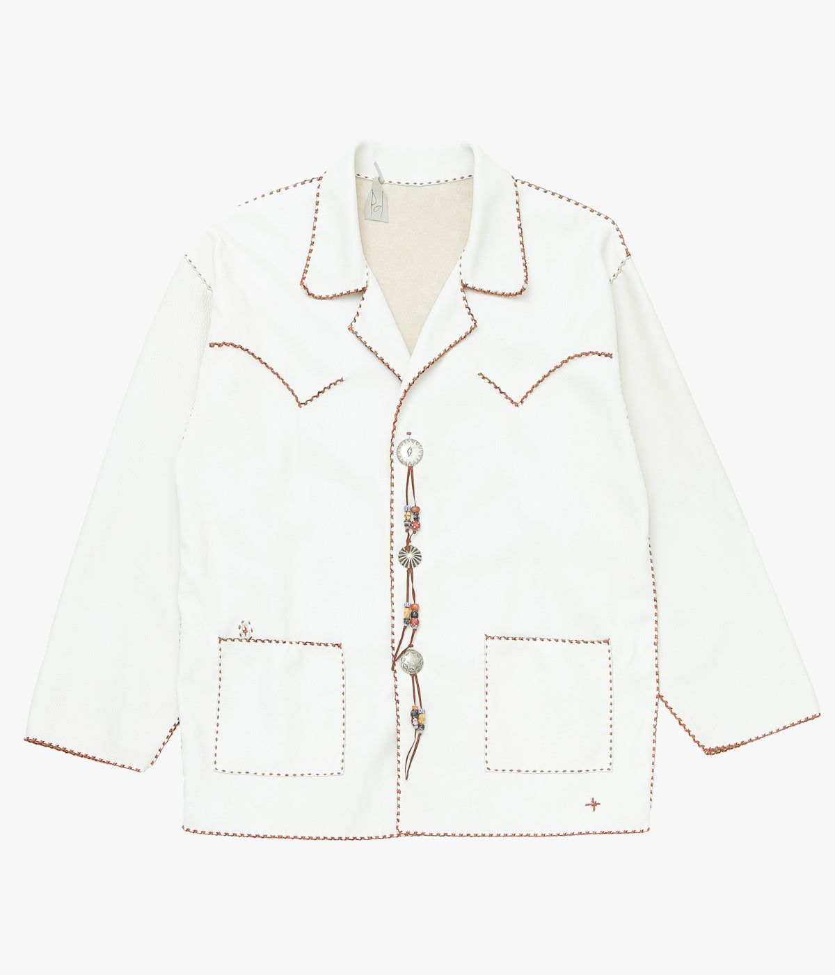 PAM DIETRICH ''DEERSKIN MY JACKET'' (CREAM | TOBACCO GRAIN)