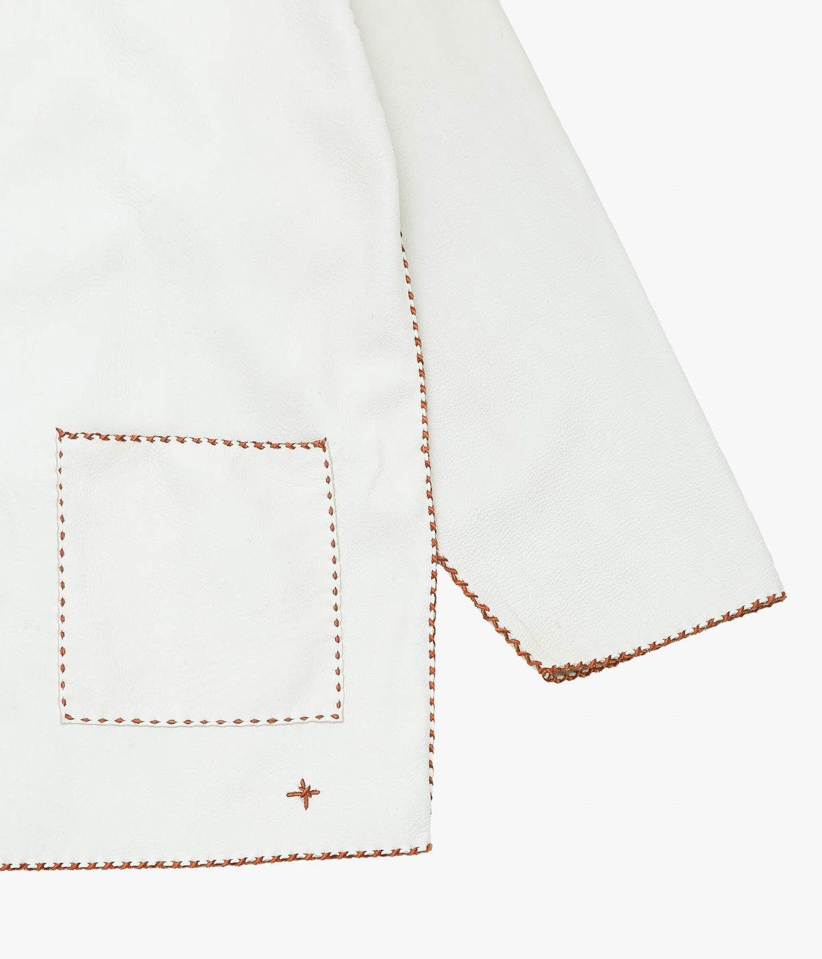 PAM DIETRICH ''DEERSKIN MY JACKET'' (CREAM | TOBACCO GRAIN)