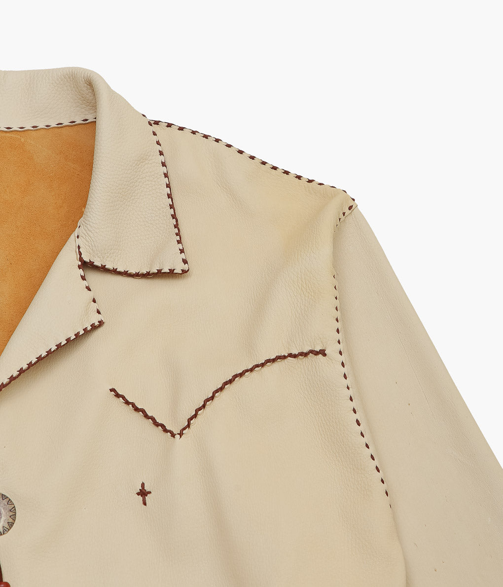 PAM DIETRICH ''DEERSKIN MY JACKET'' (PALOMINO GRAIN / TOBACCOLACE)