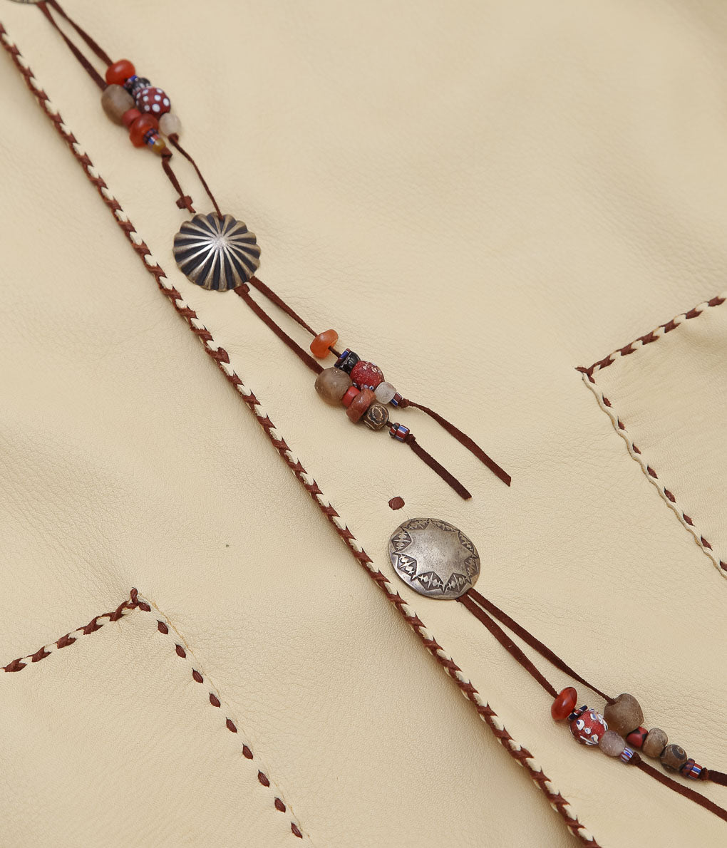 PAM DIETRICH ''DEERSKIN MY JACKET'' (PALOMINO GRAIN / TOBACCOLACE)