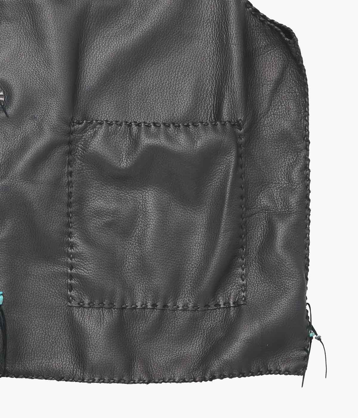 PAM DIETRICH ''DEERSKIN VEST'' (BLACK) – THE STORE BY MAIDENS