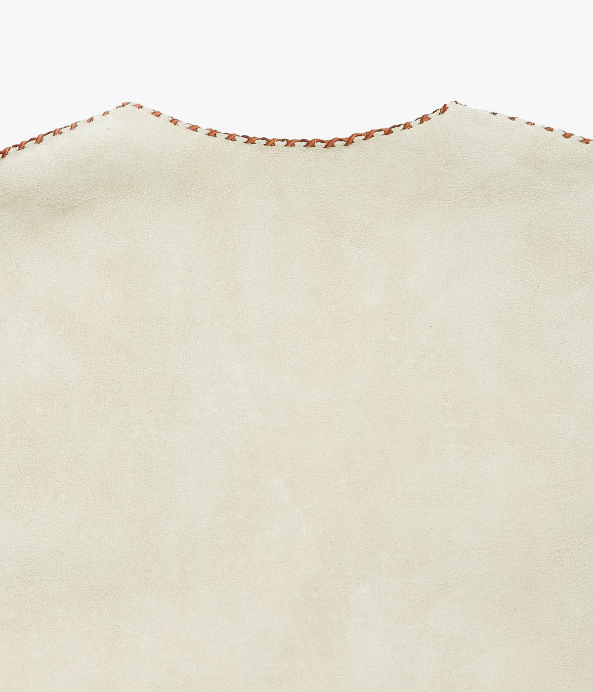 PAM DIETRICH 'DEERSKIN VEST' (CREAM｜TOBACCO SUEDE)